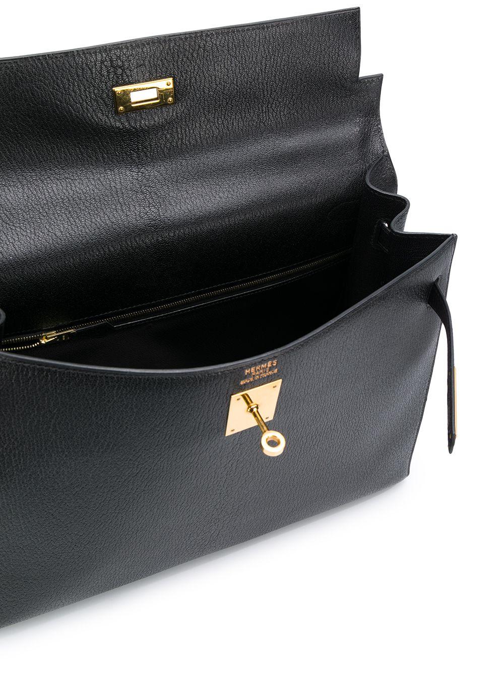 Hermès Black 35cm Kelly Sellier Bag 1