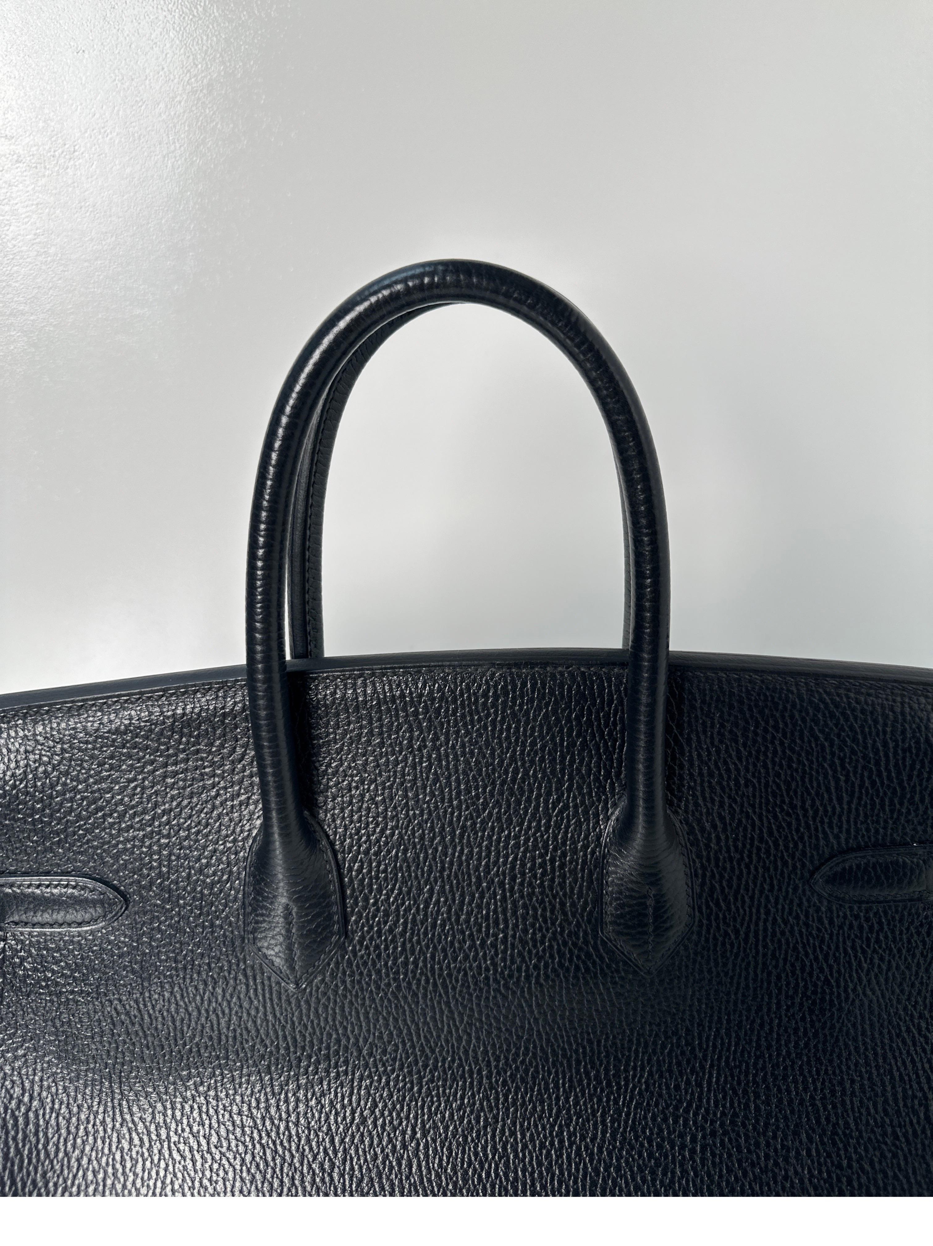 Hermes Black Ardennes Birkin 35 Bag 2