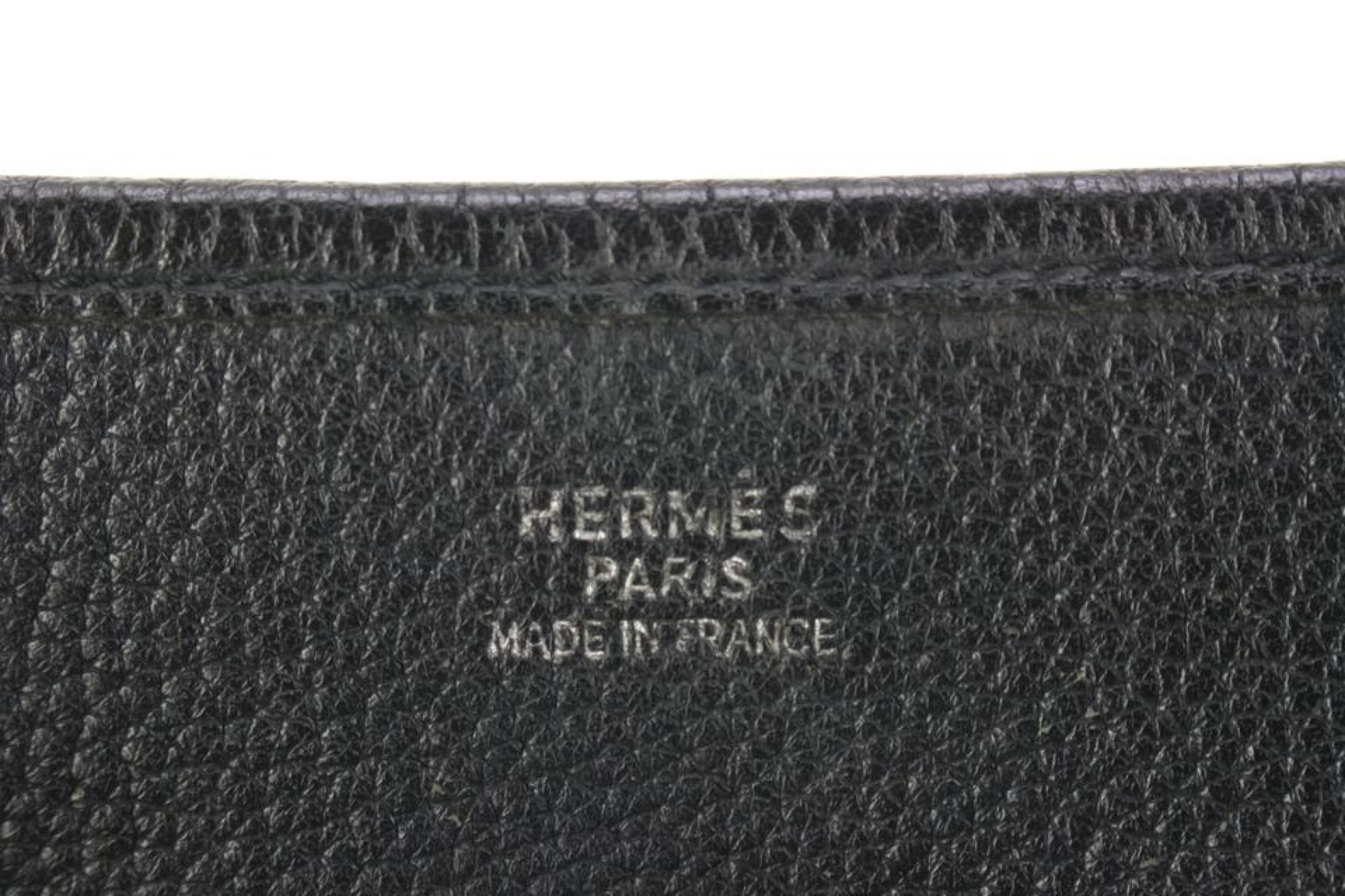 Hermès Black Ardennes Leather Evelyne GM MEssenger 58h518s 5