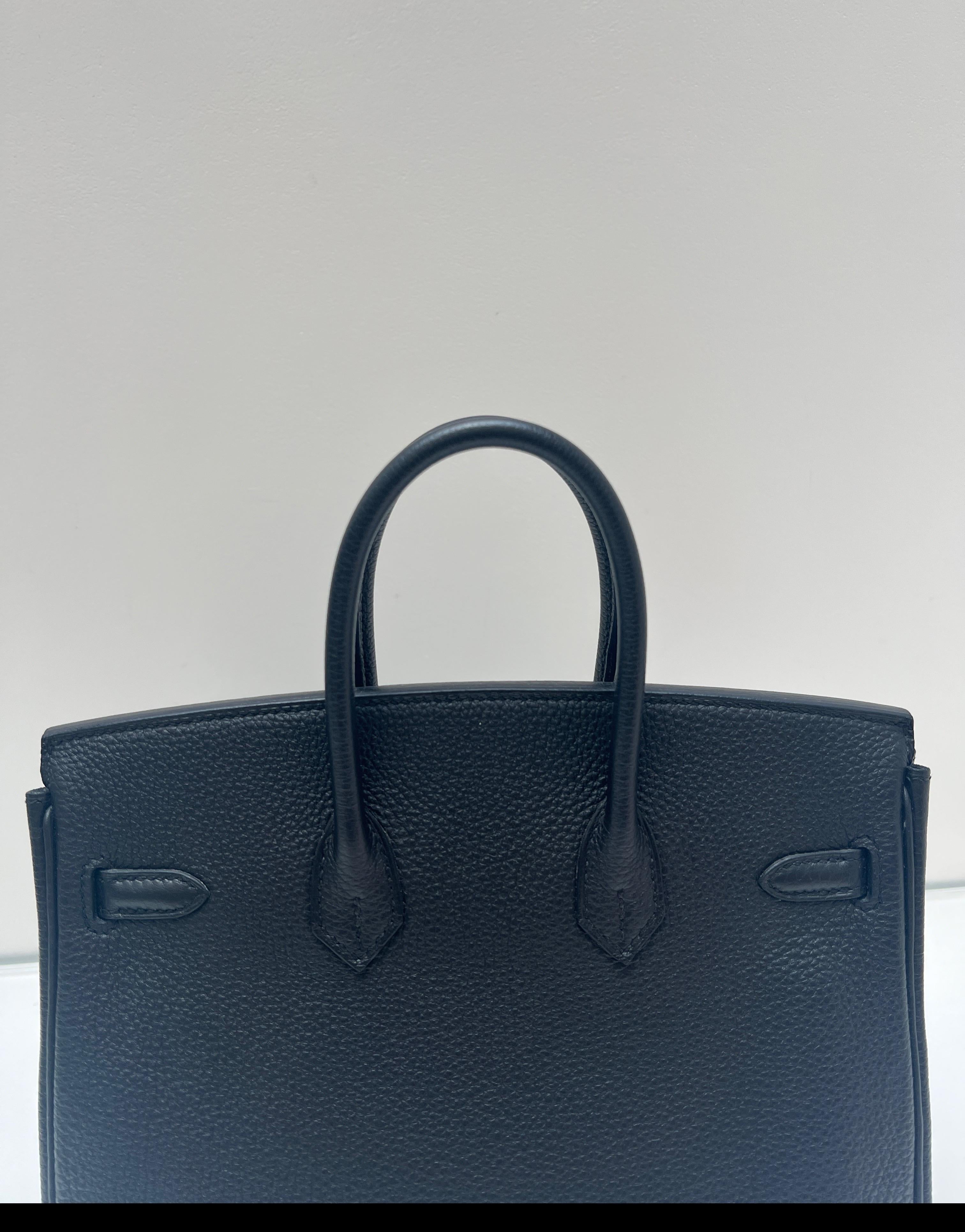 Hermès - Sac Birkin 25 noir en vente 2