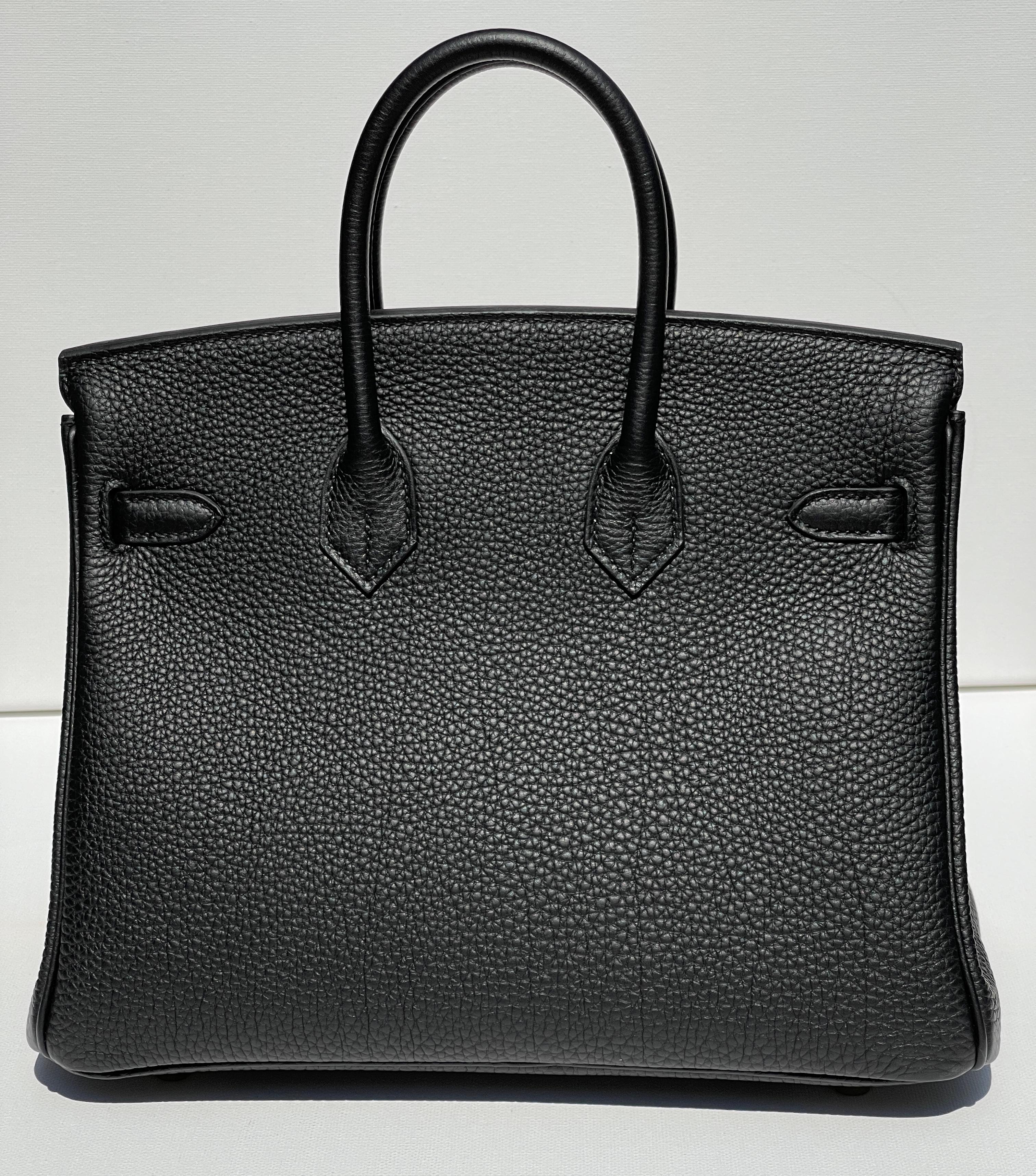 Hermes Black Birkin 25cm Togo Gold Hardware U 2022 In New Condition In West Chester, PA