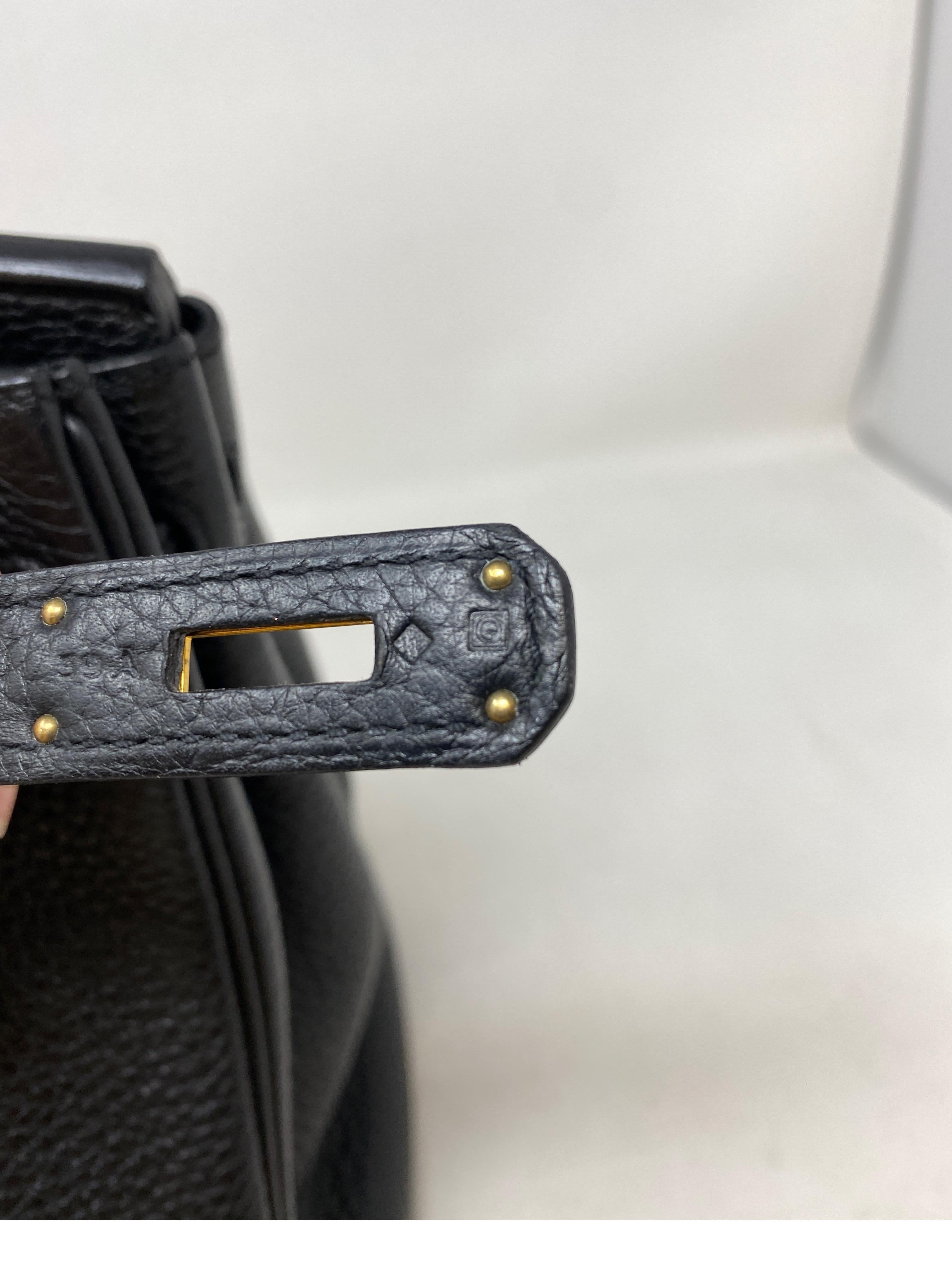 Hermes Black Birkin 30 Bag 4