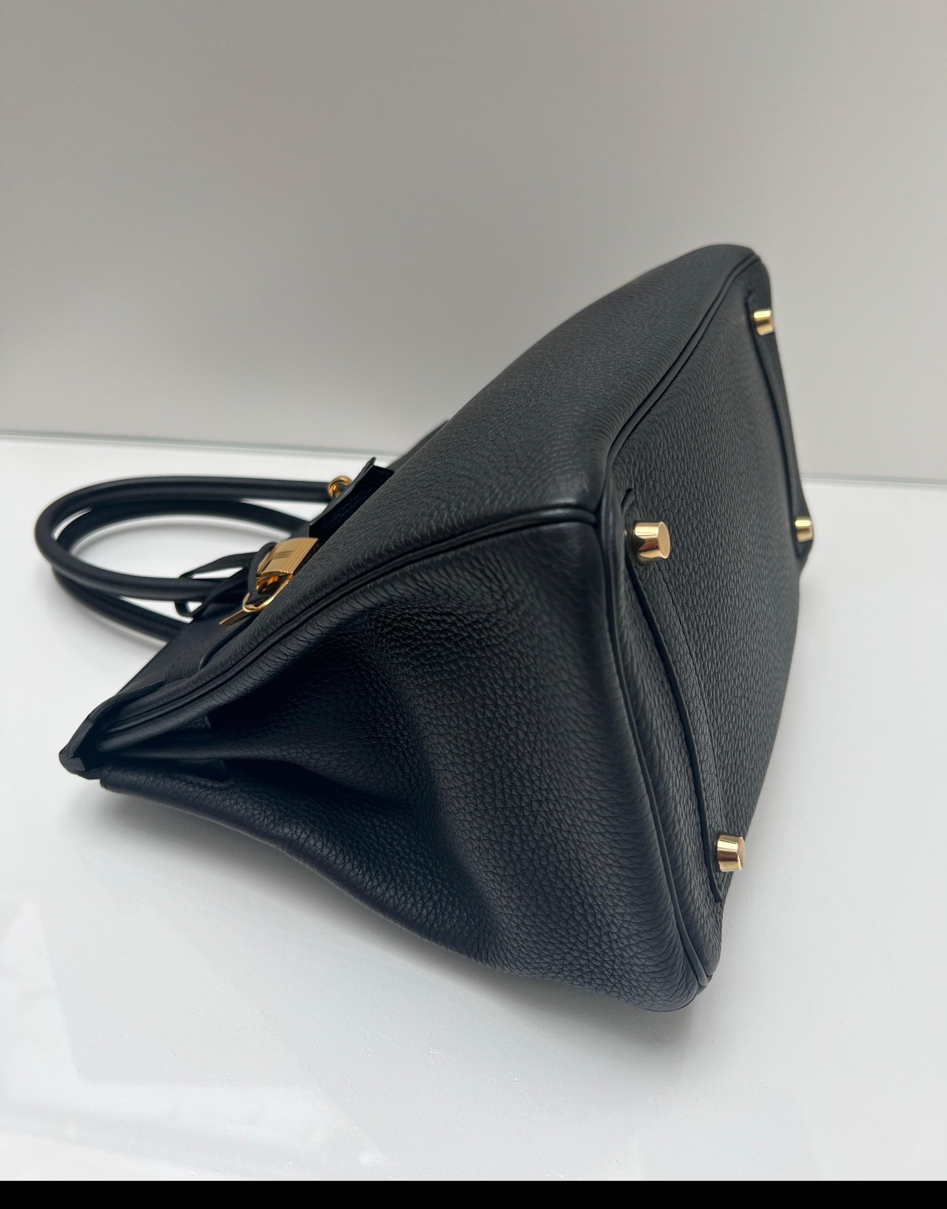 Hermes Black Birkin 30 Bag 6