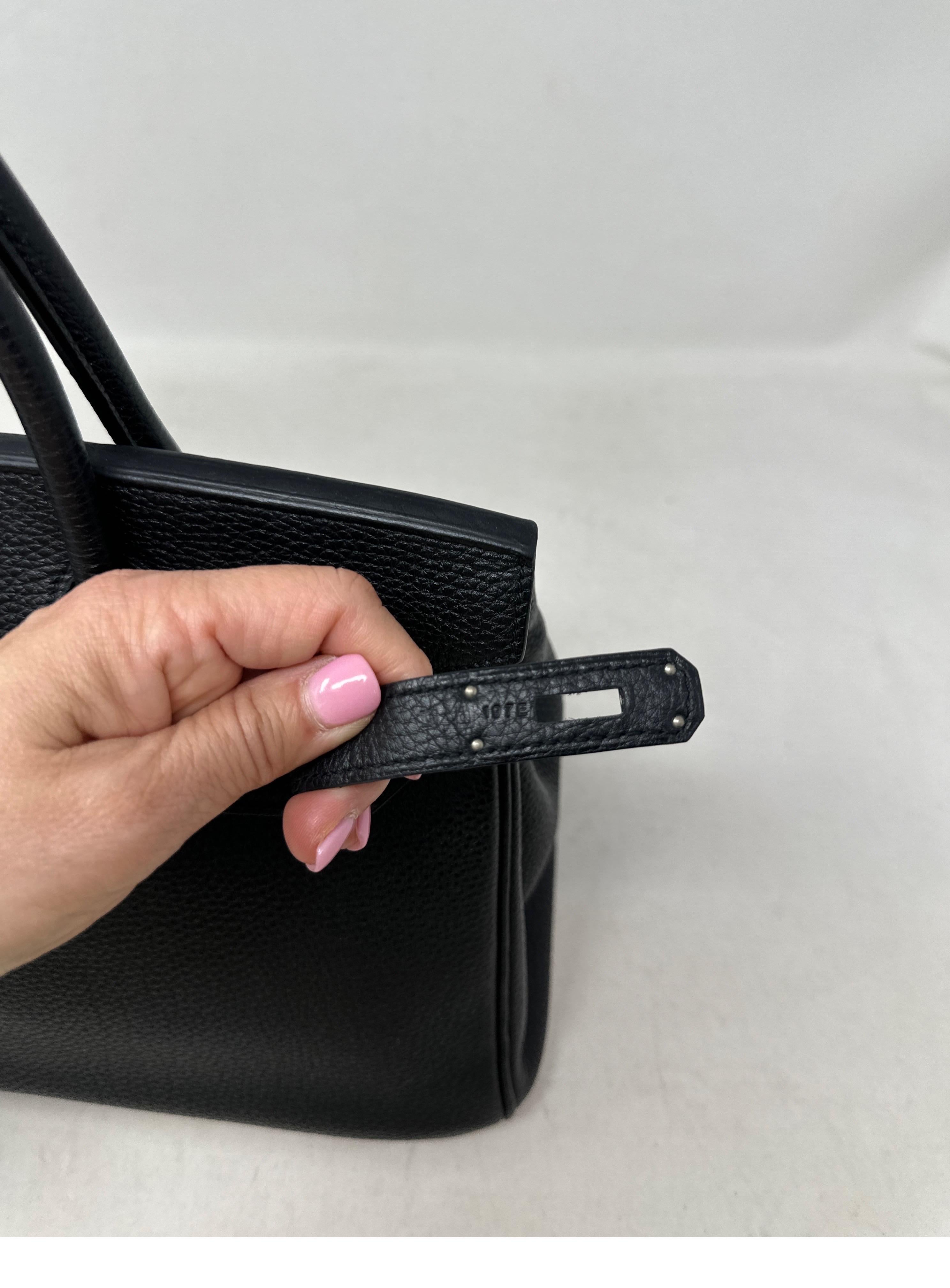 Hermès - Sac Birkin 30 noir 6
