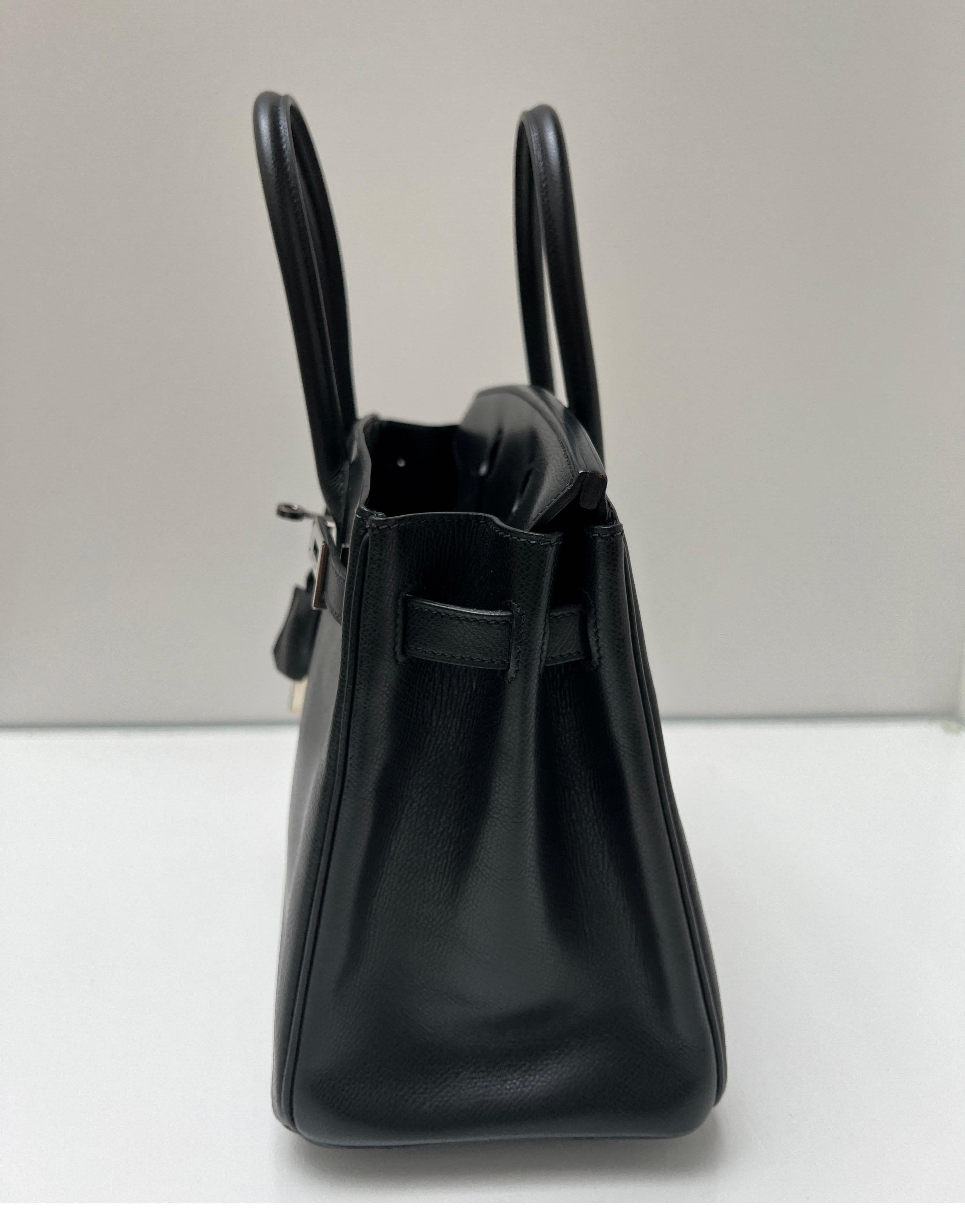 Hermès - Sac Birkin 30 noir 6