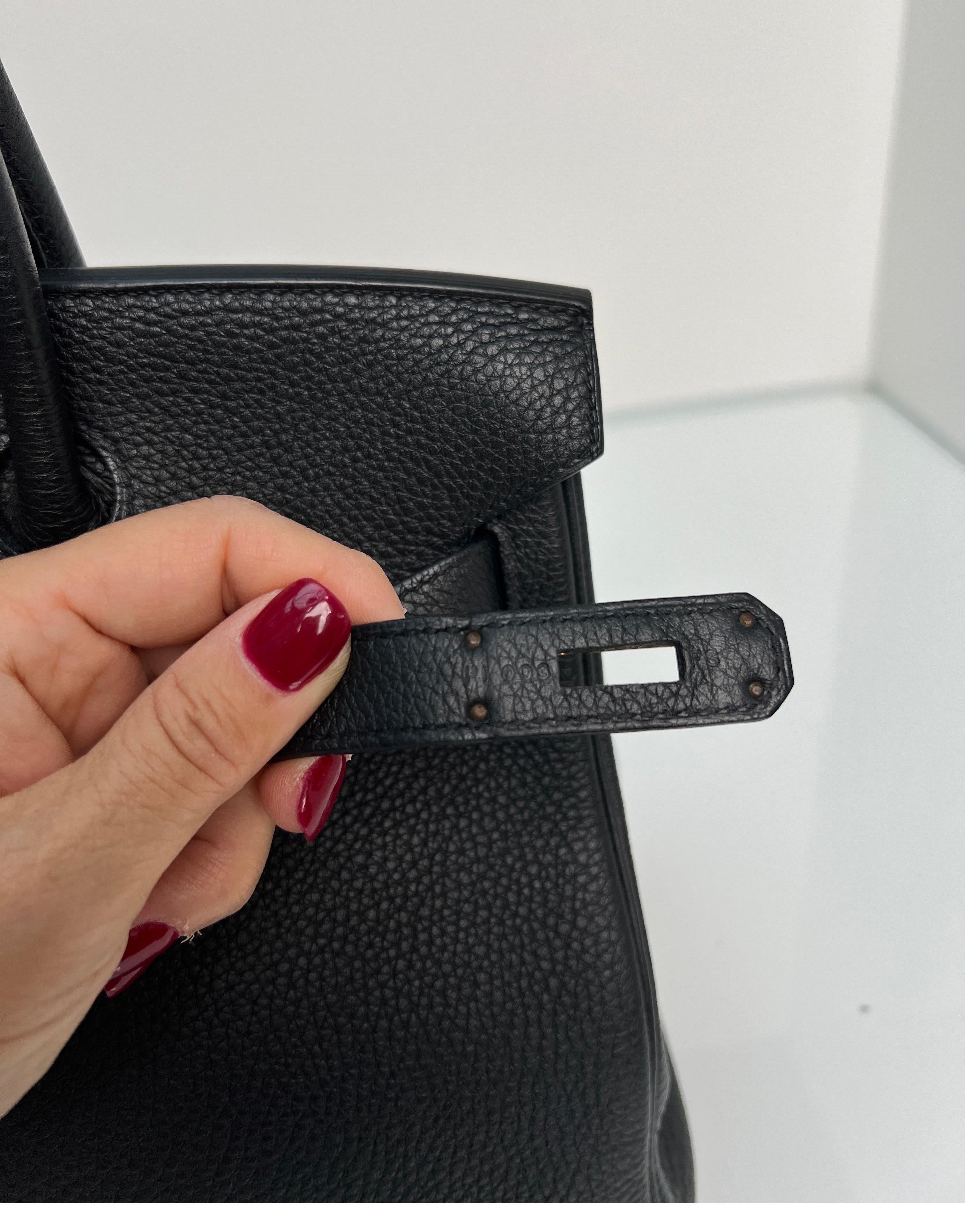 Hermès - Sac Birkin 30 noir 6