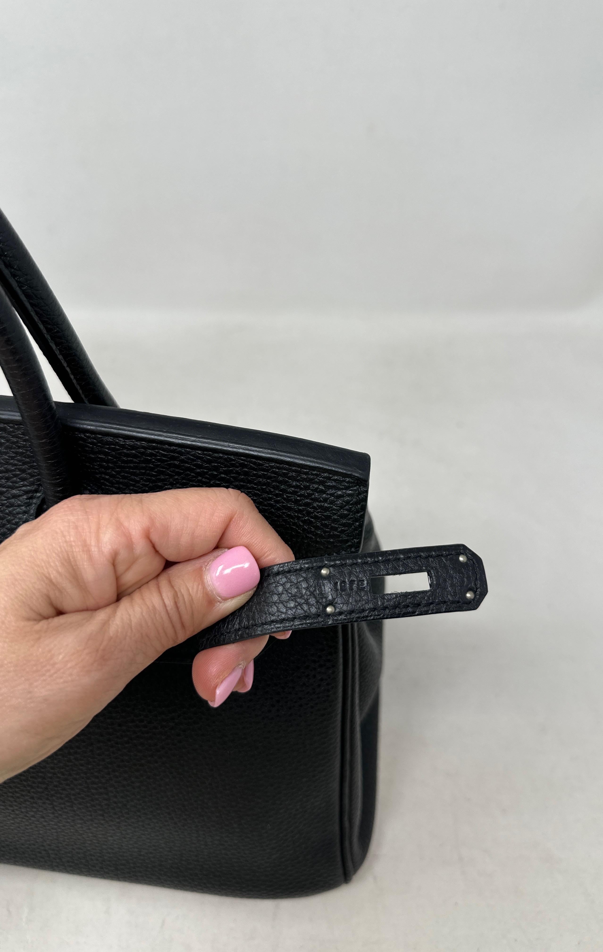 Hermès - Sac Birkin 30 noir 7