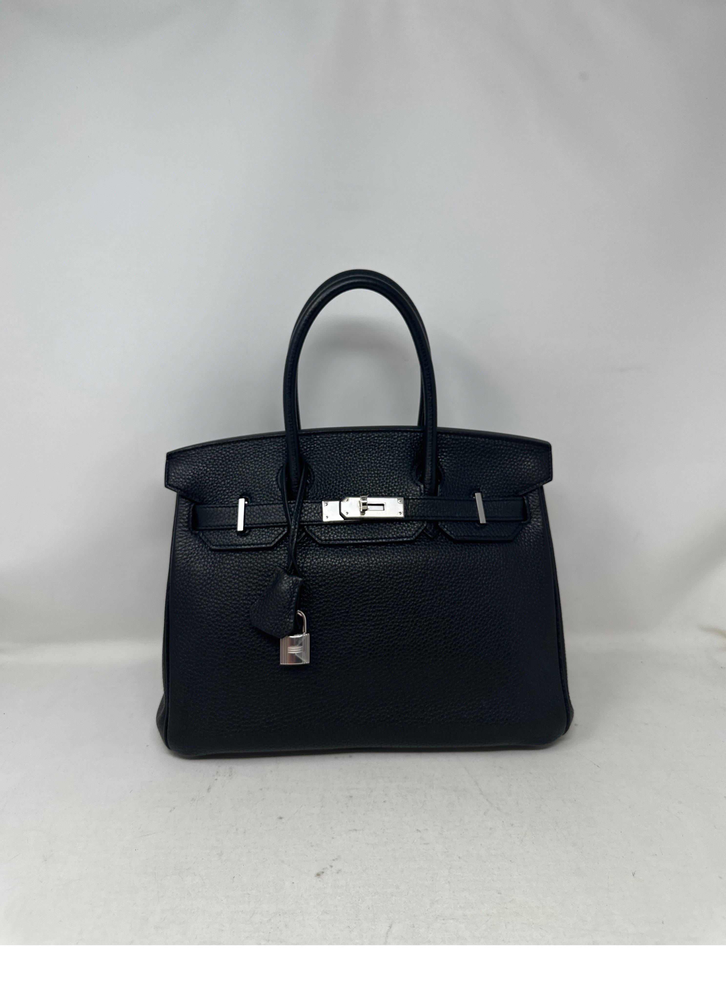 Borsa Birkin 30 nera di Hermes 6