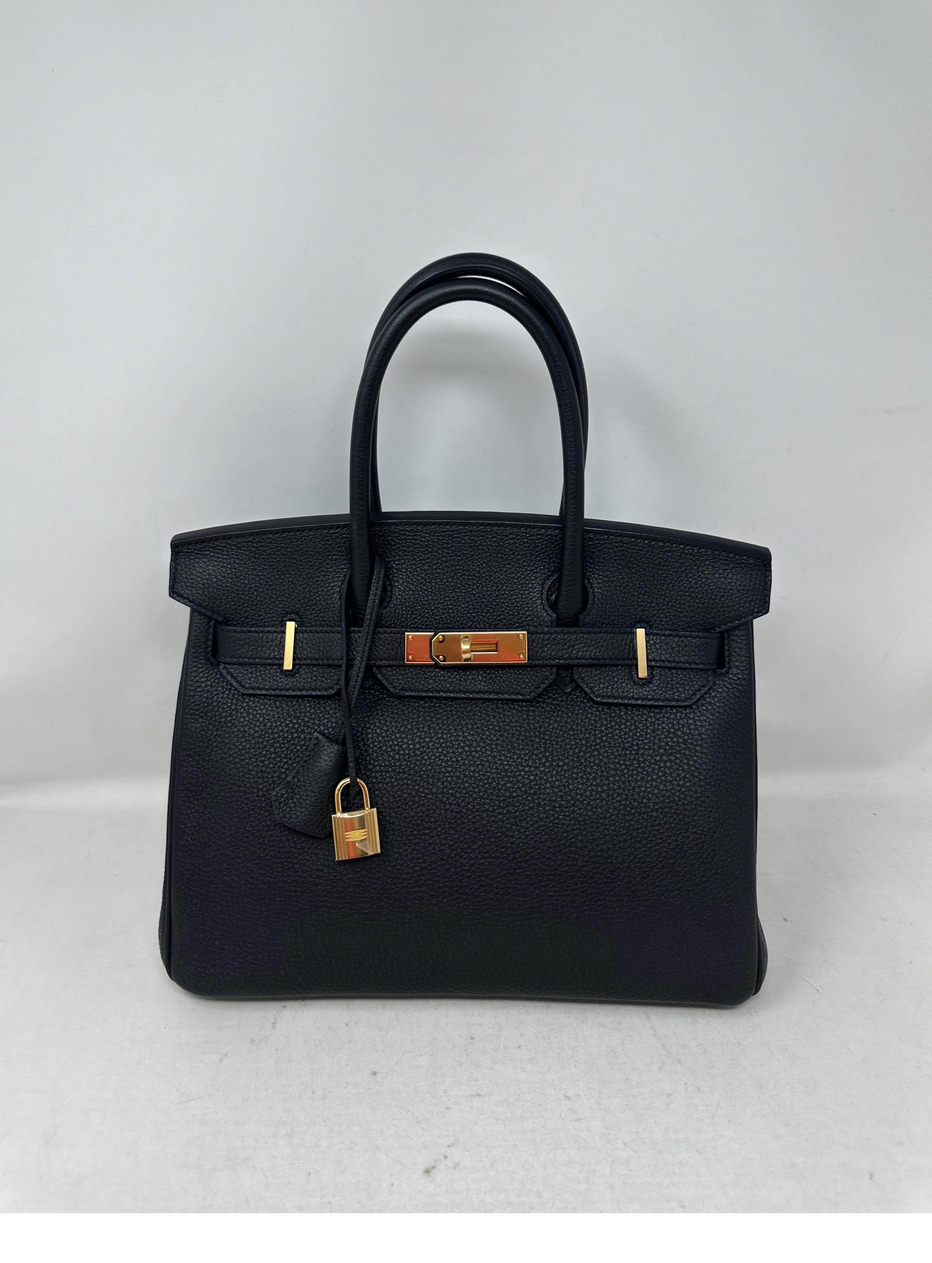 Hermès - Sac Birkin 30 noir 9