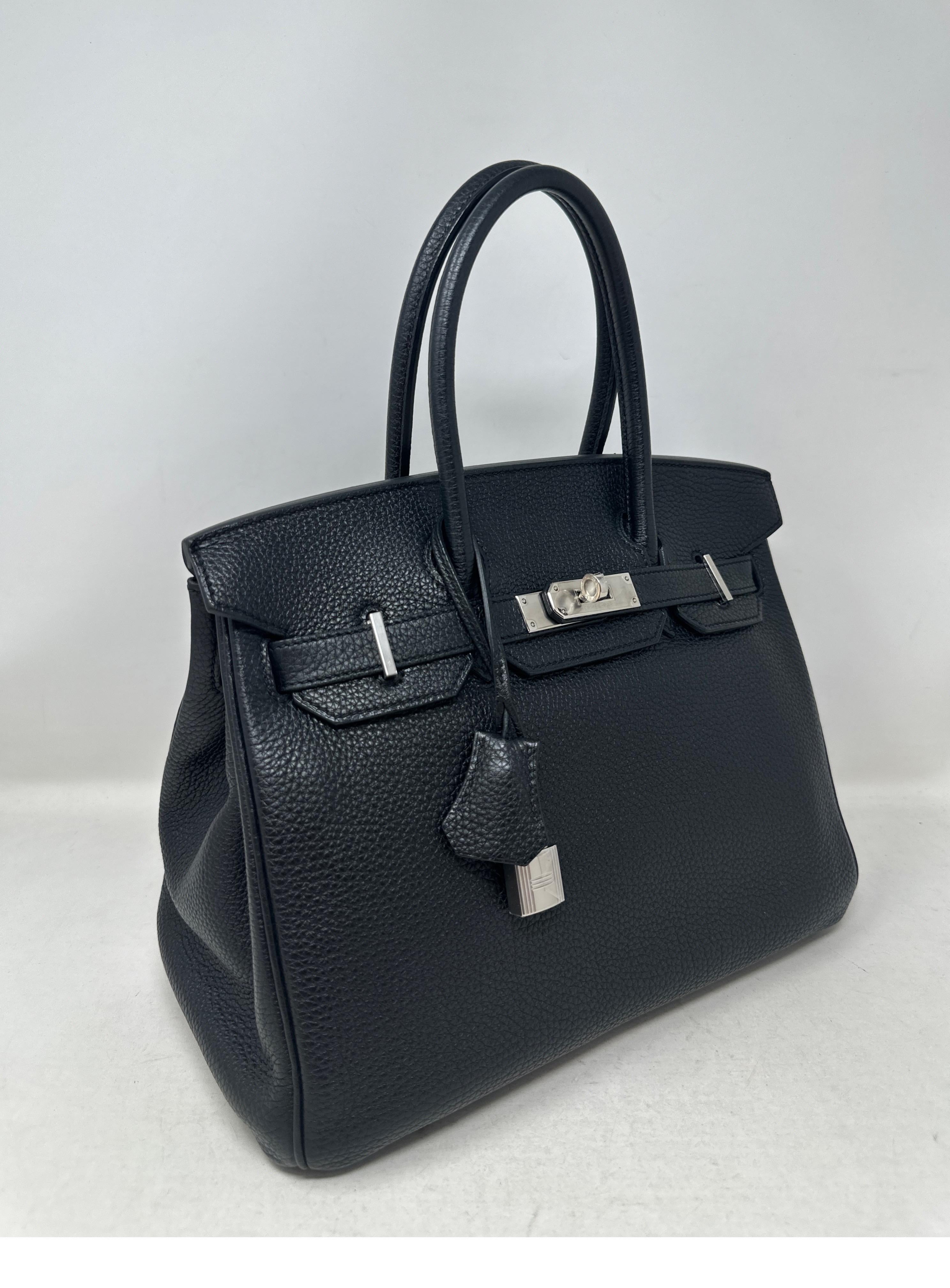 Borsa Birkin 30 nera di Hermes 7