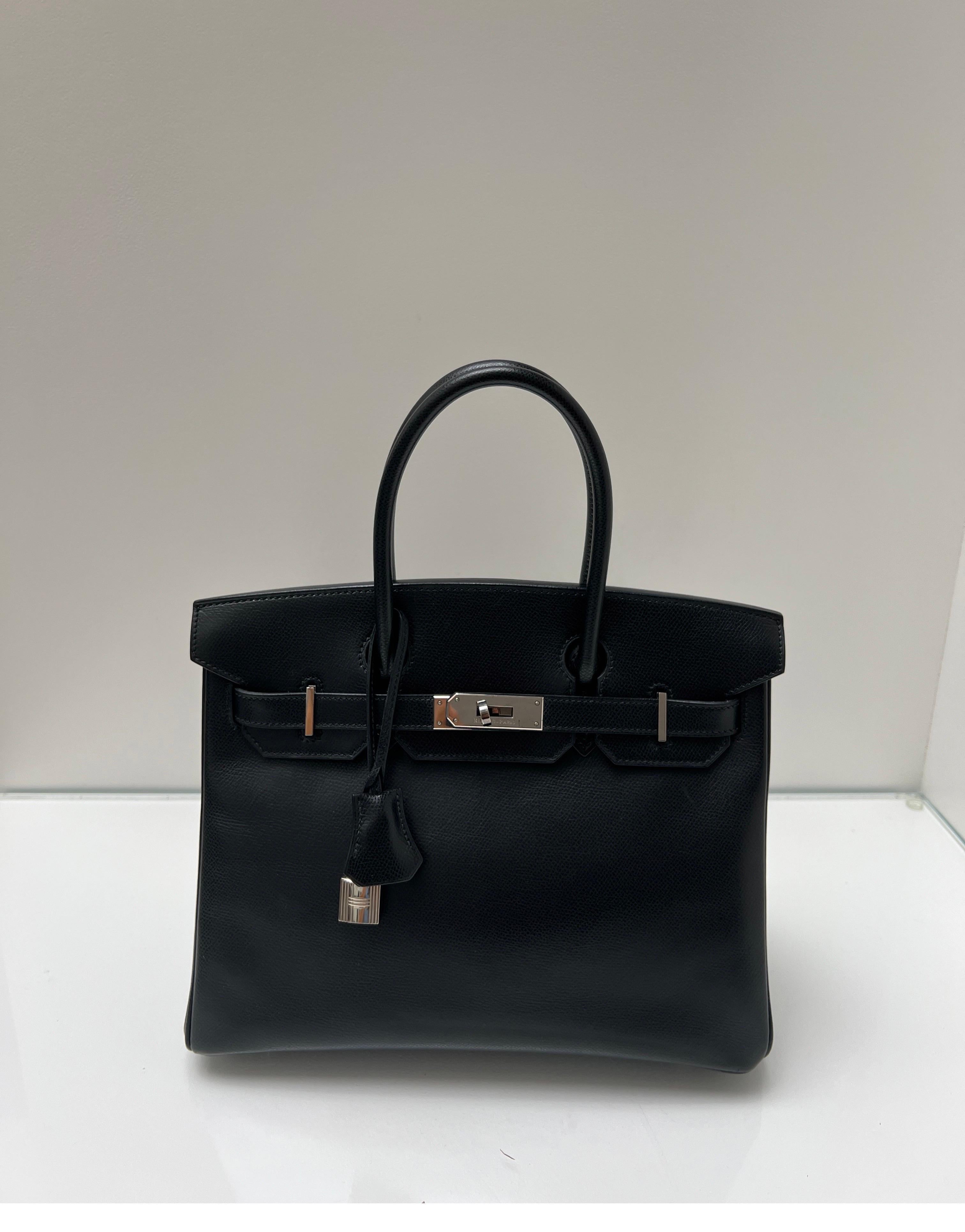 Hermès - Sac Birkin 30 noir 10
