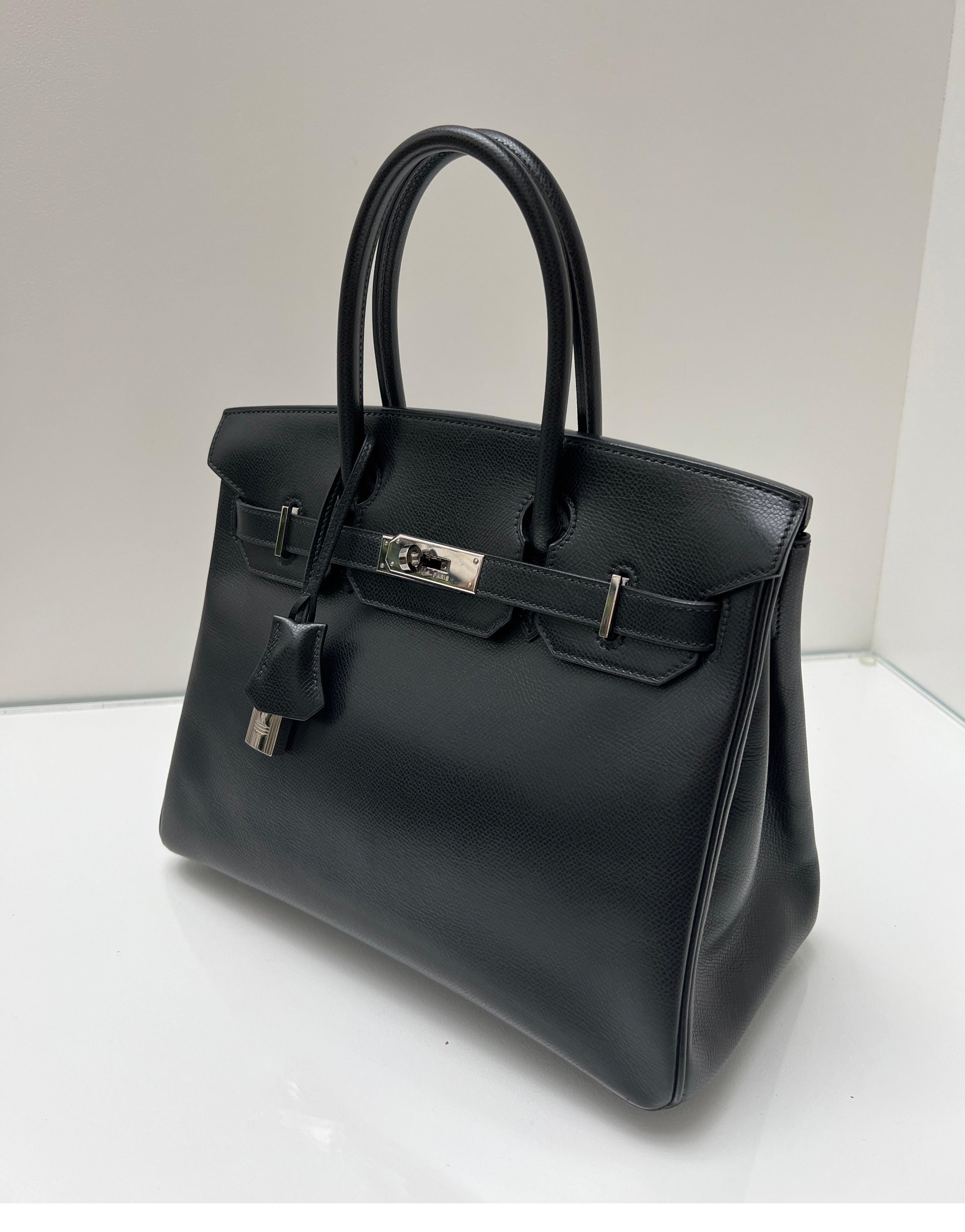 Hermès - Sac Birkin 30 noir 11