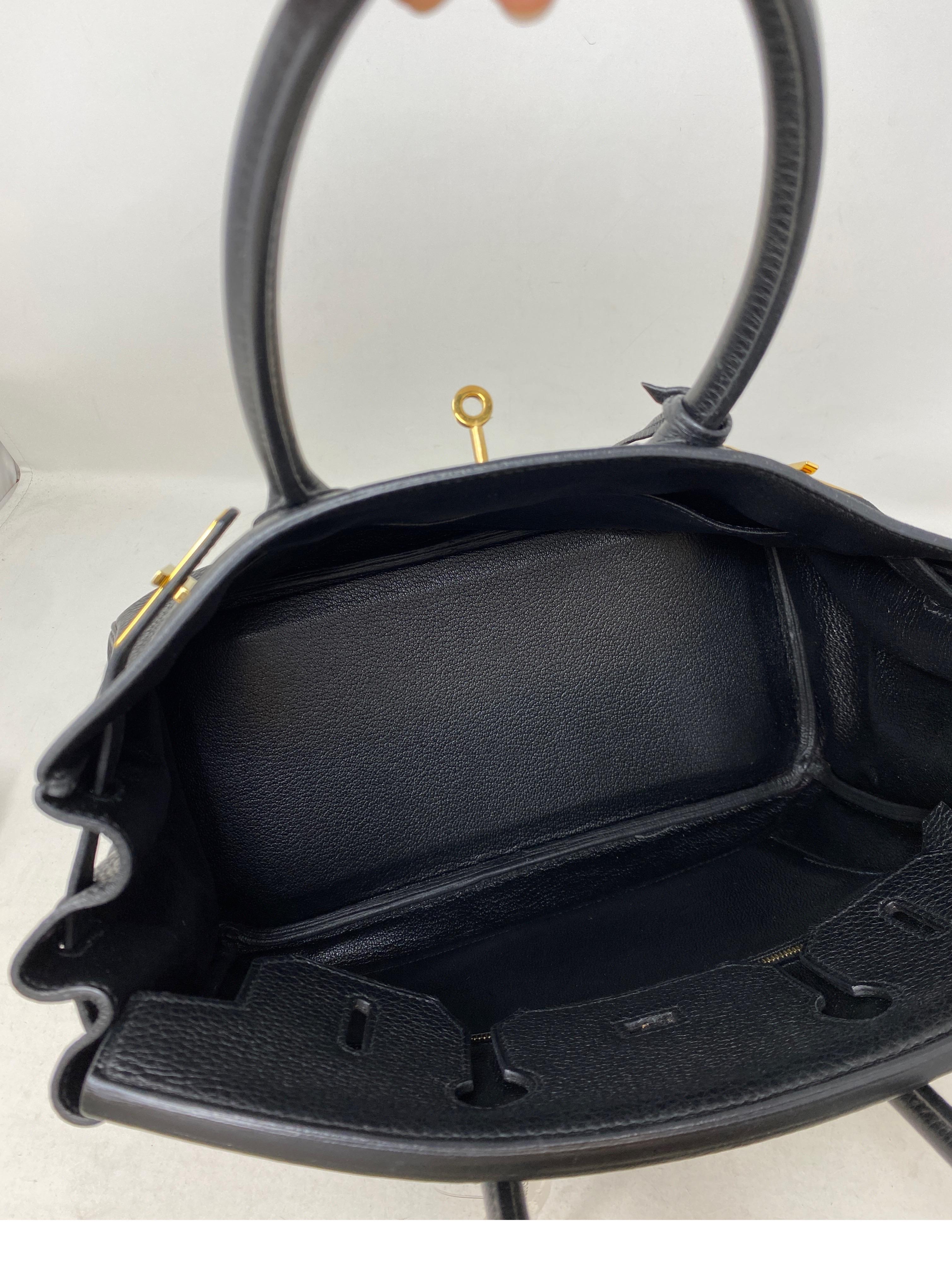 Hermes Black Birkin 30 Bag 11