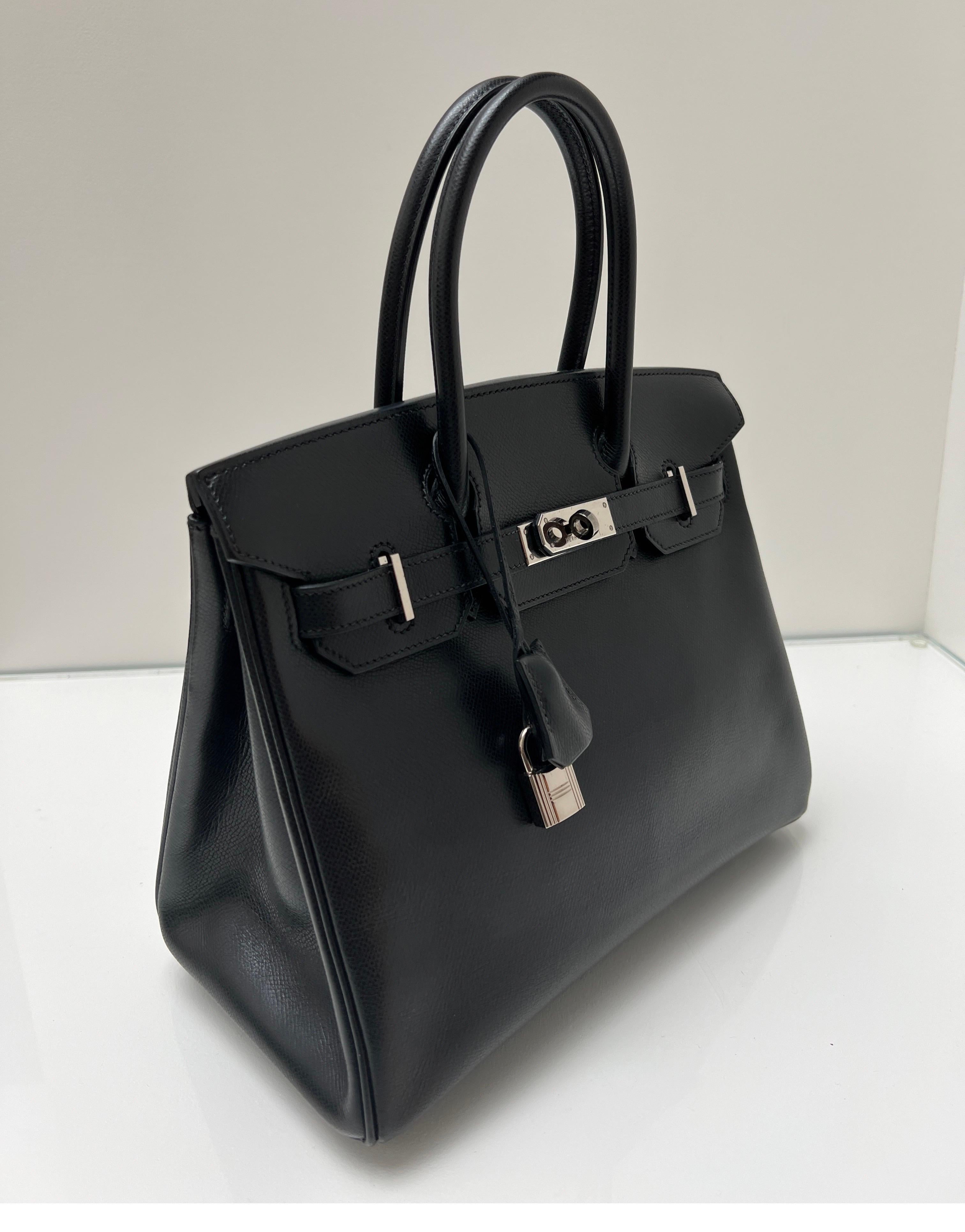Hermès - Sac Birkin 30 noir 12
