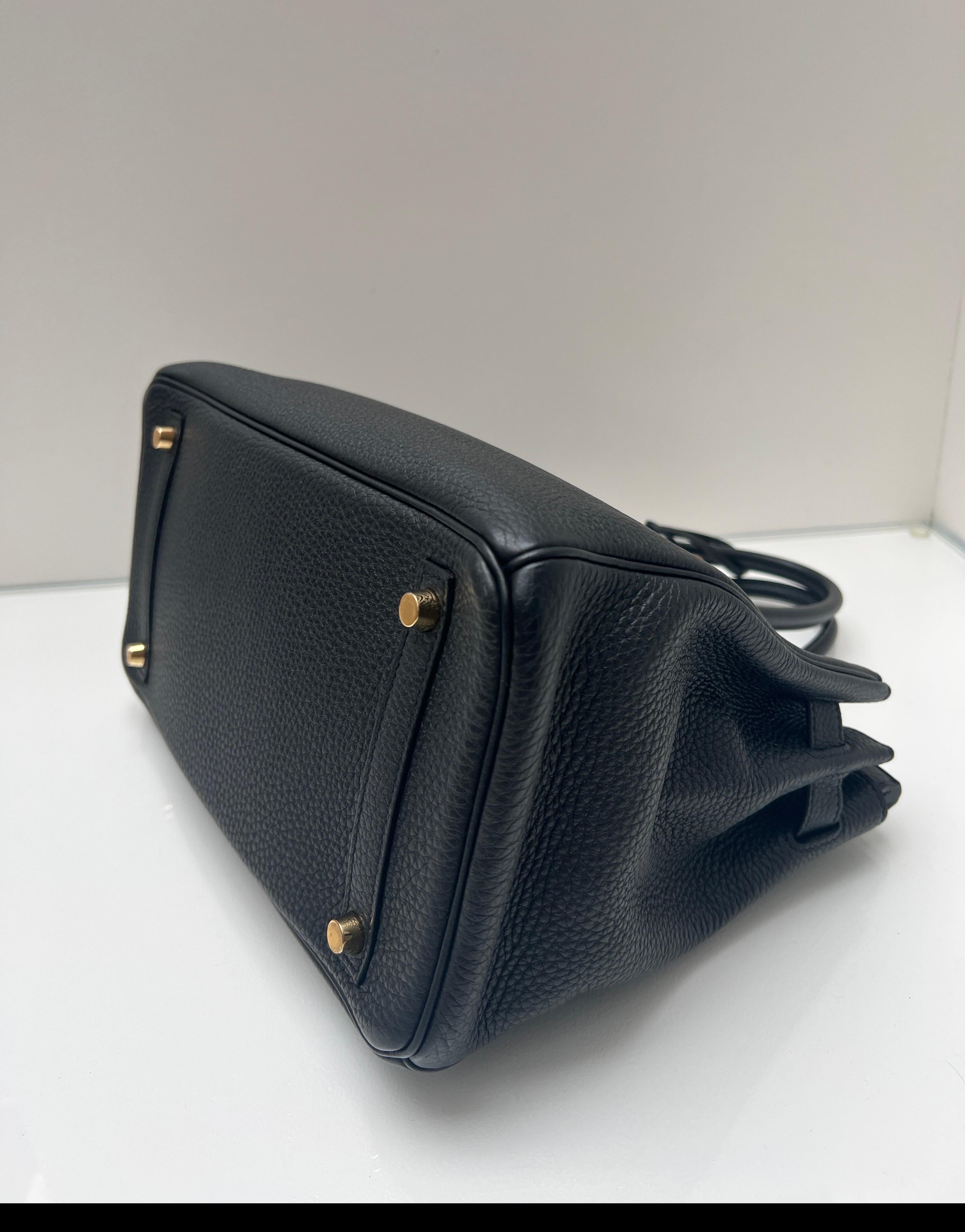 Hermes Black Birkin 30 Bag 14