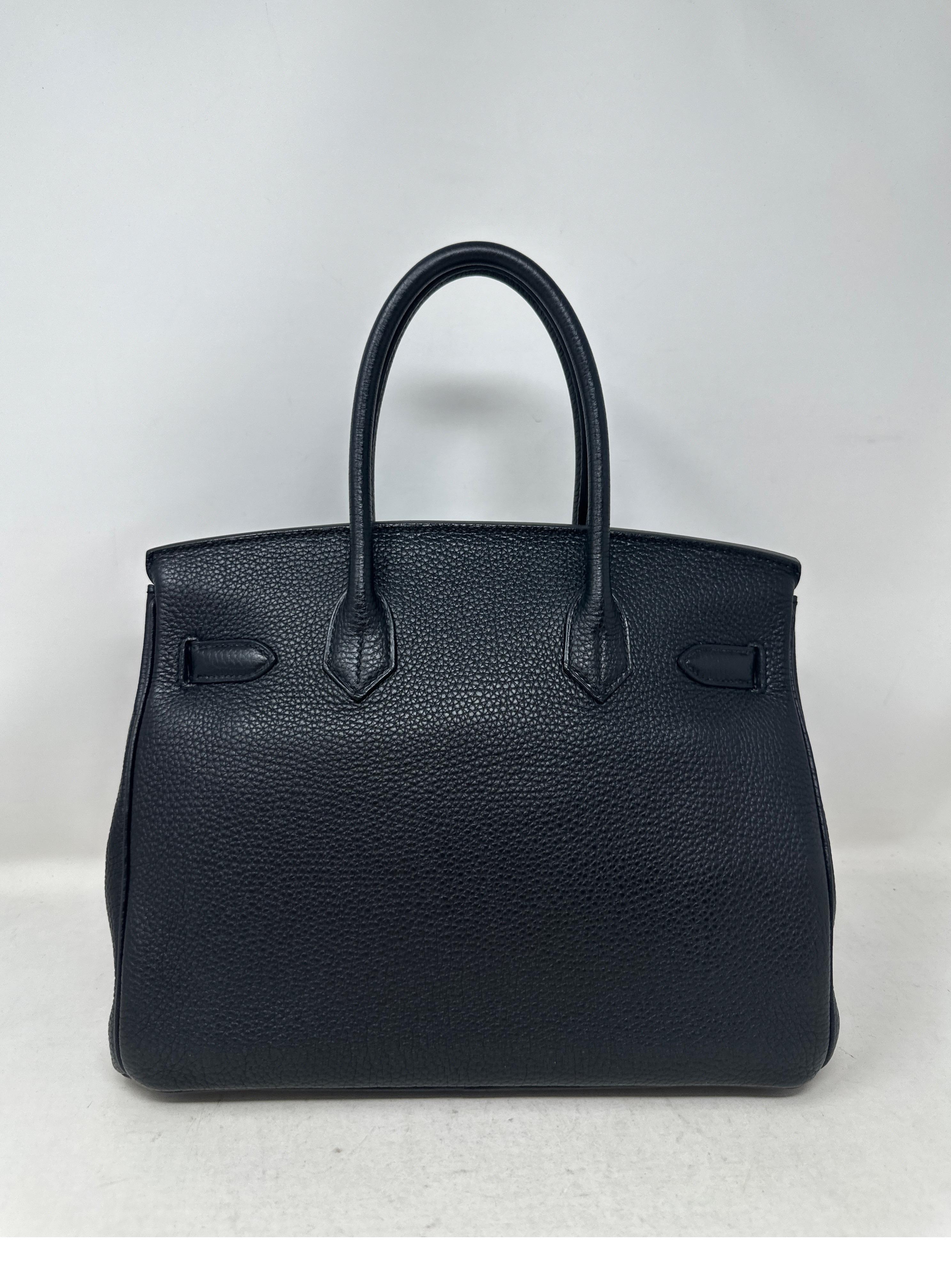 Borsa Birkin 30 nera di Hermes 11