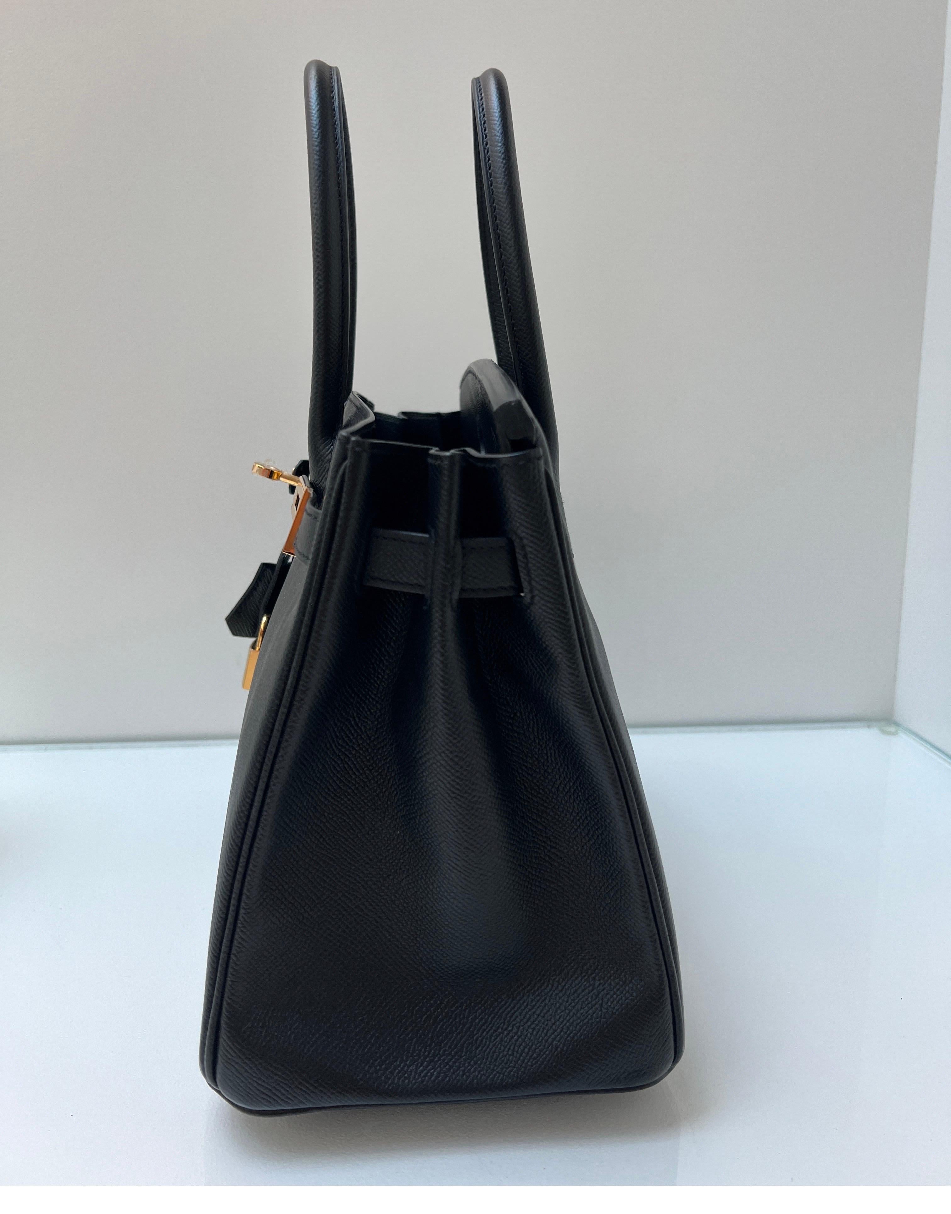 Hermes Black Birkin 30 Bag 15
