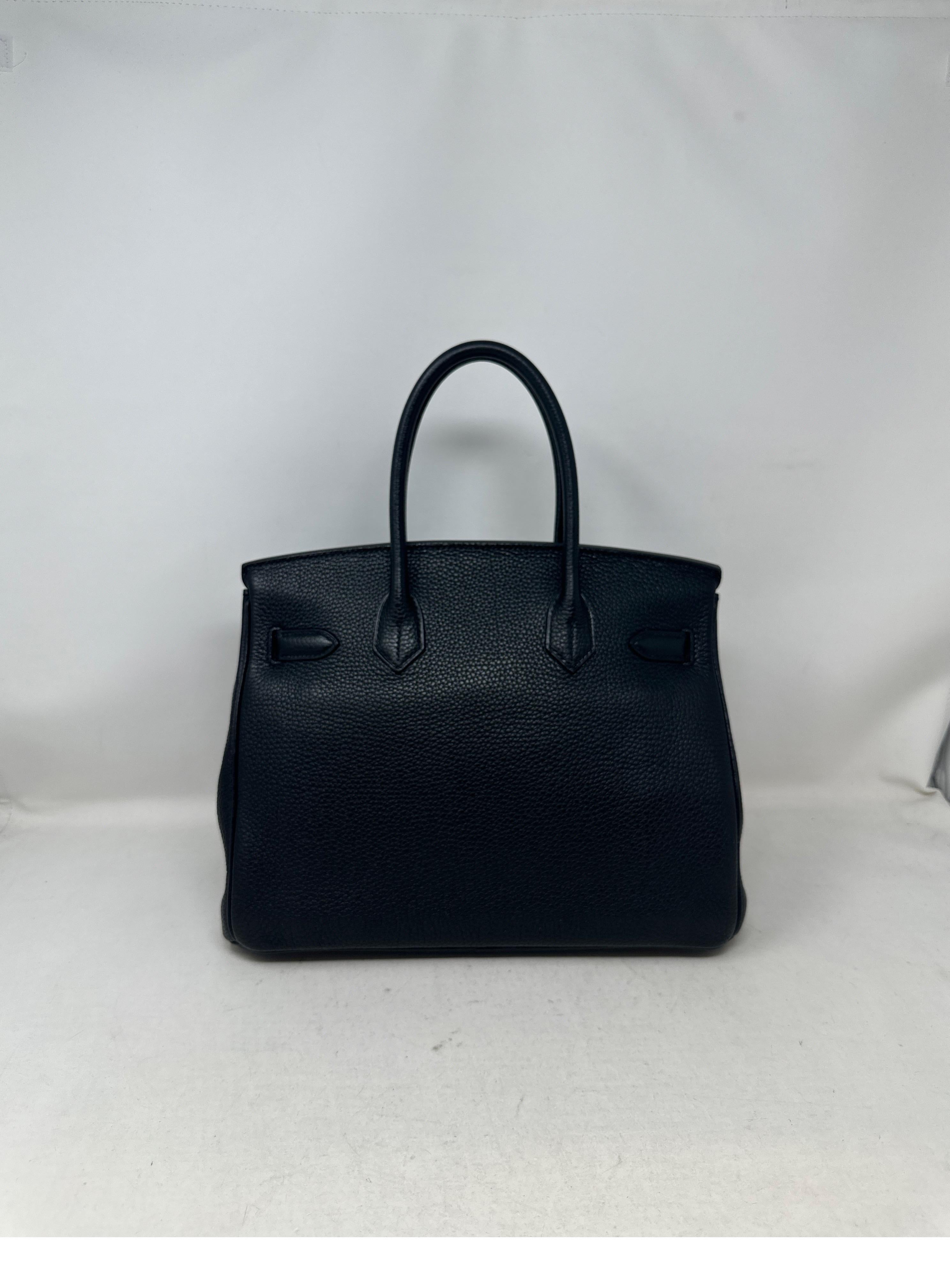 Borsa Birkin 30 nera di Hermes 12