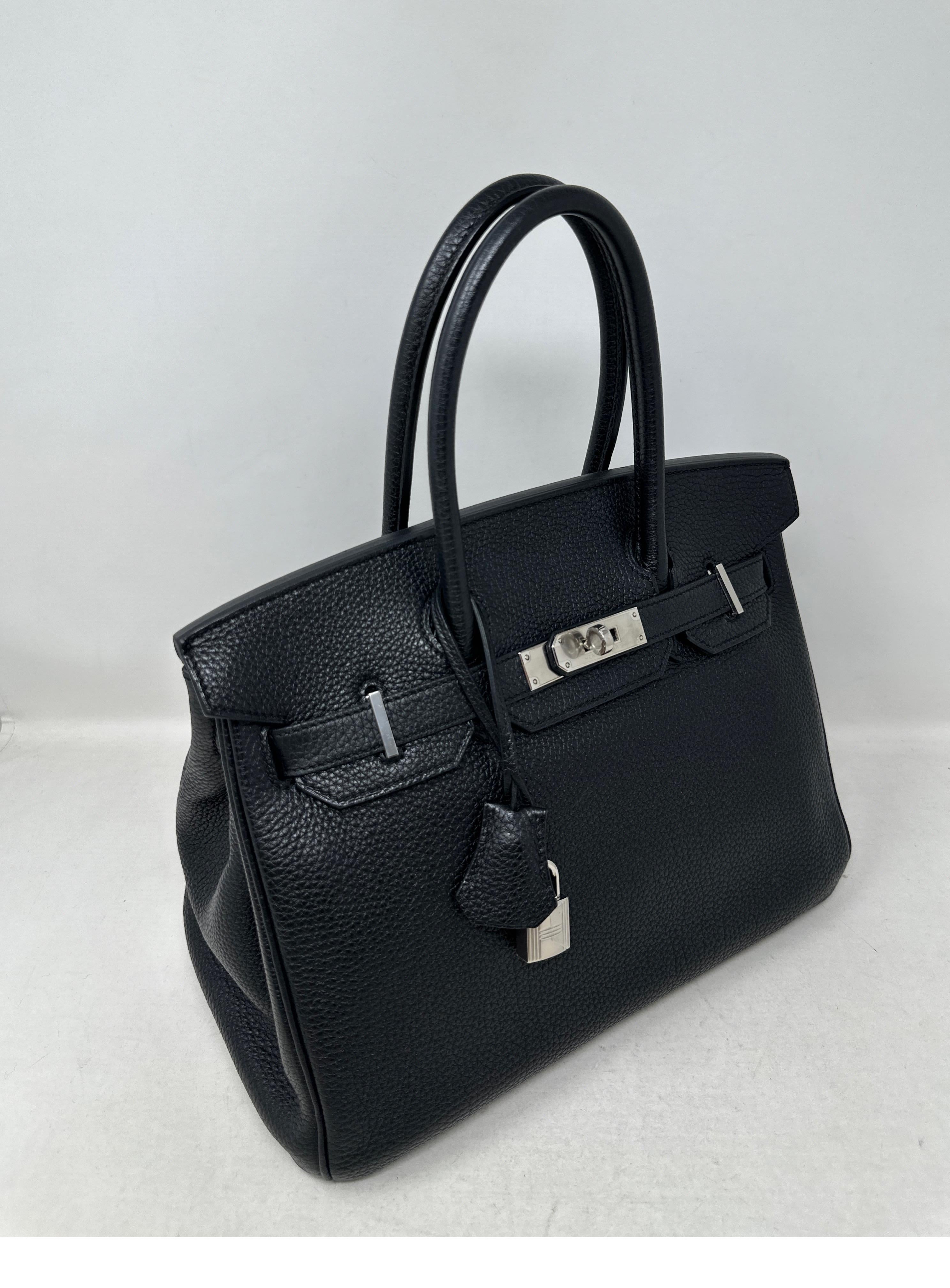 Noir Hermès - Sac Birkin 30 noir