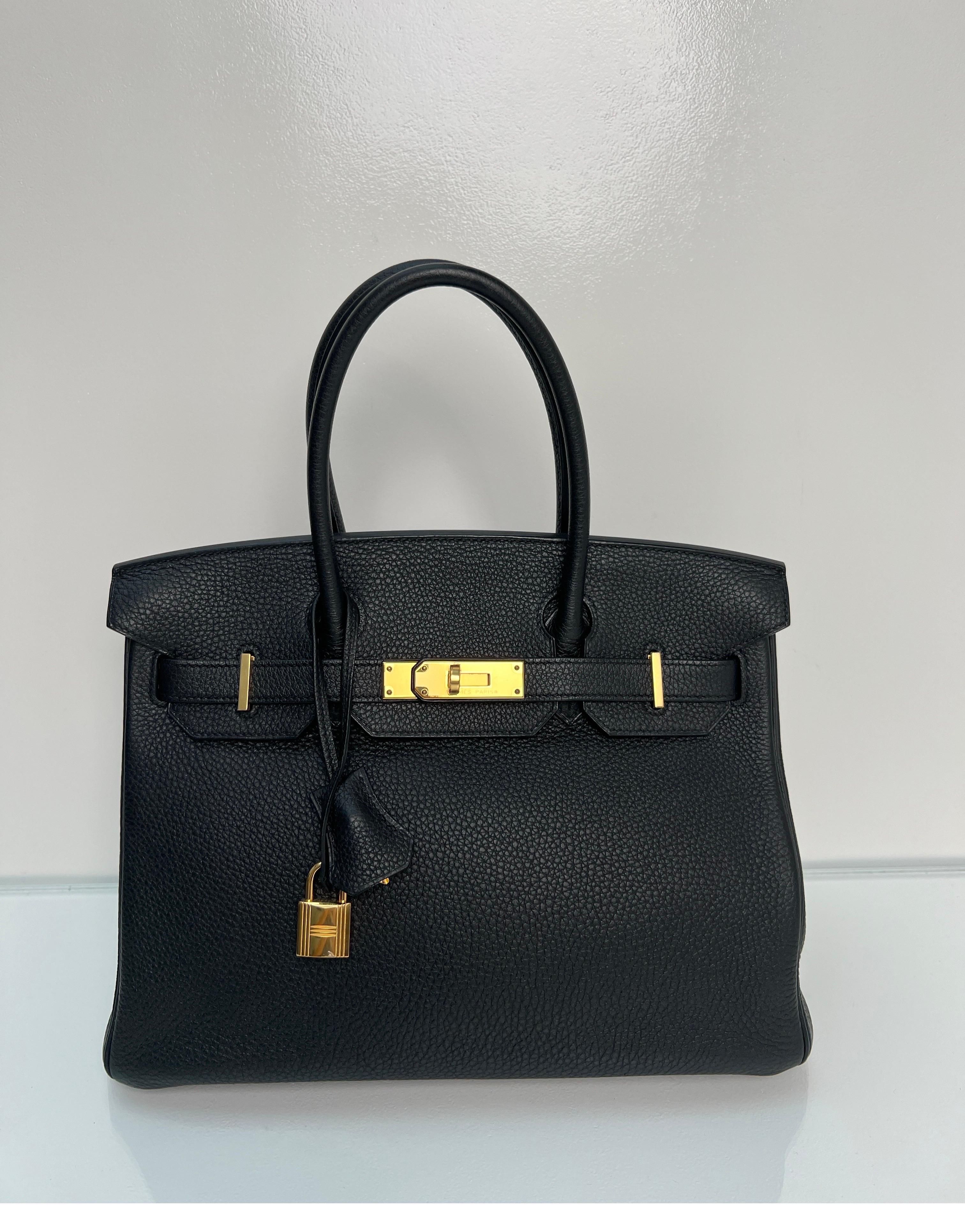 Noir Hermès - Sac Birkin 30 noir