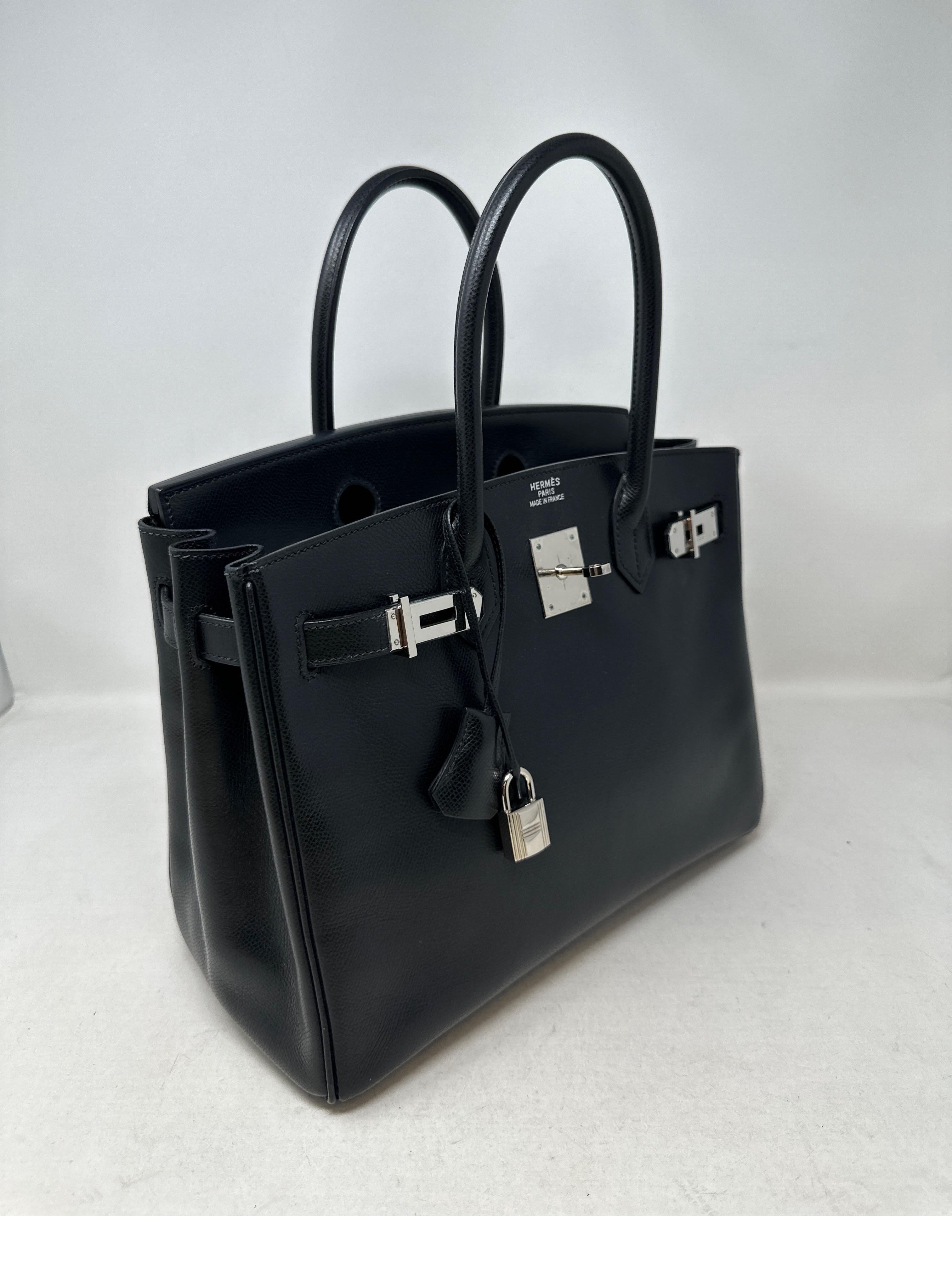  Hermès - Sac Birkin 30 noir Unisexe 