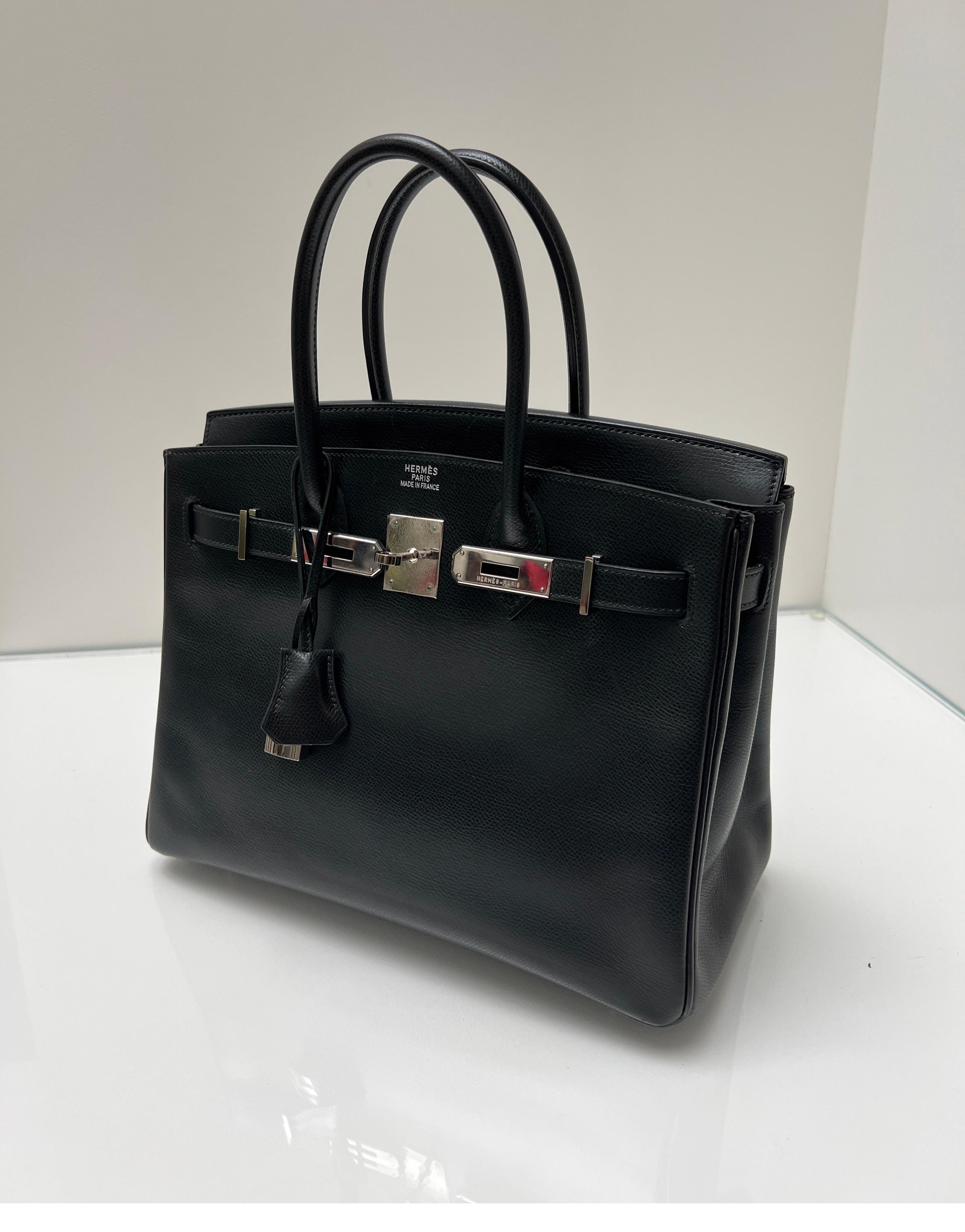 Hermès - Sac Birkin 30 noir Bon état à Athens, GA