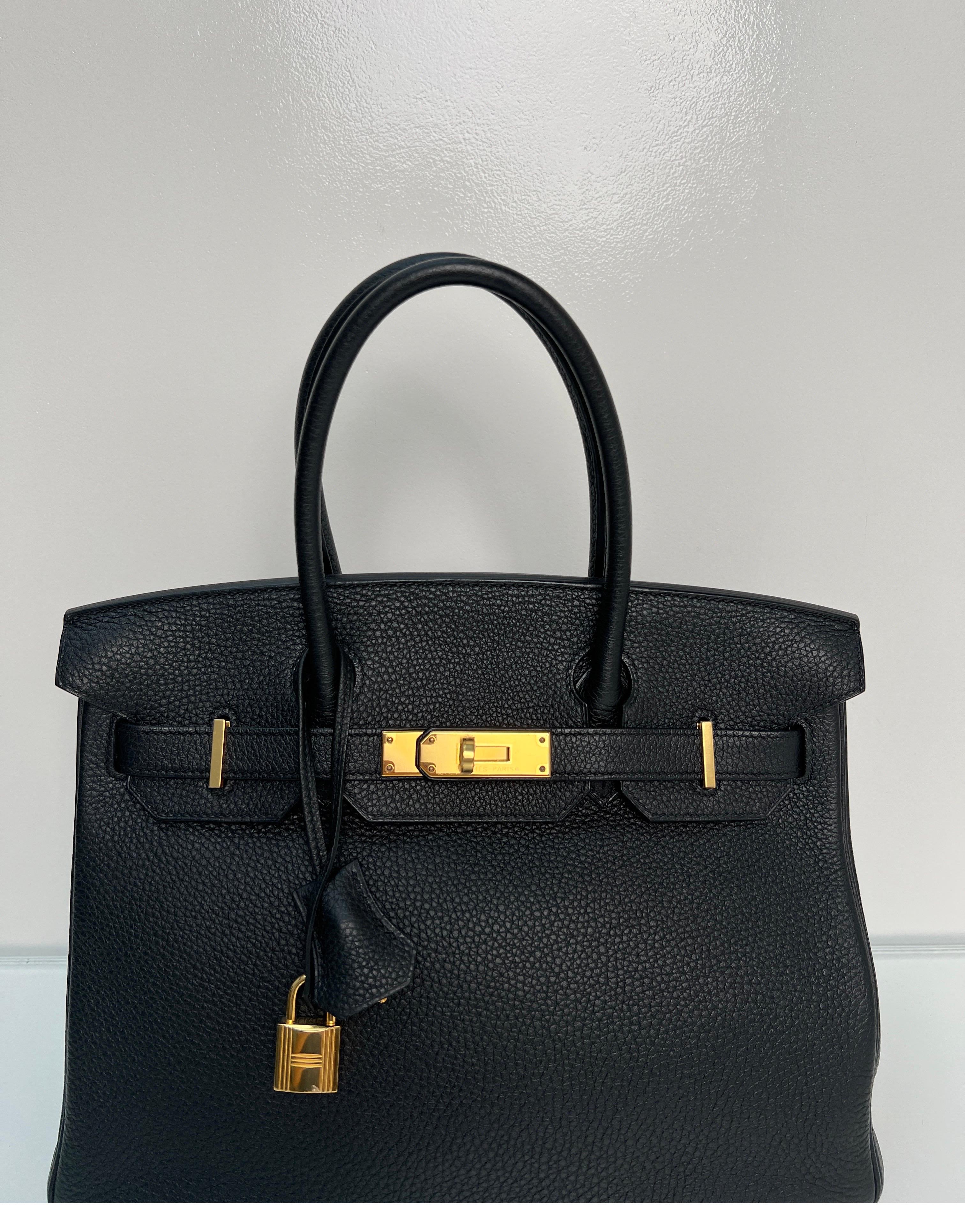 Hermès - Sac Birkin 30 noir Excellent état à Athens, GA