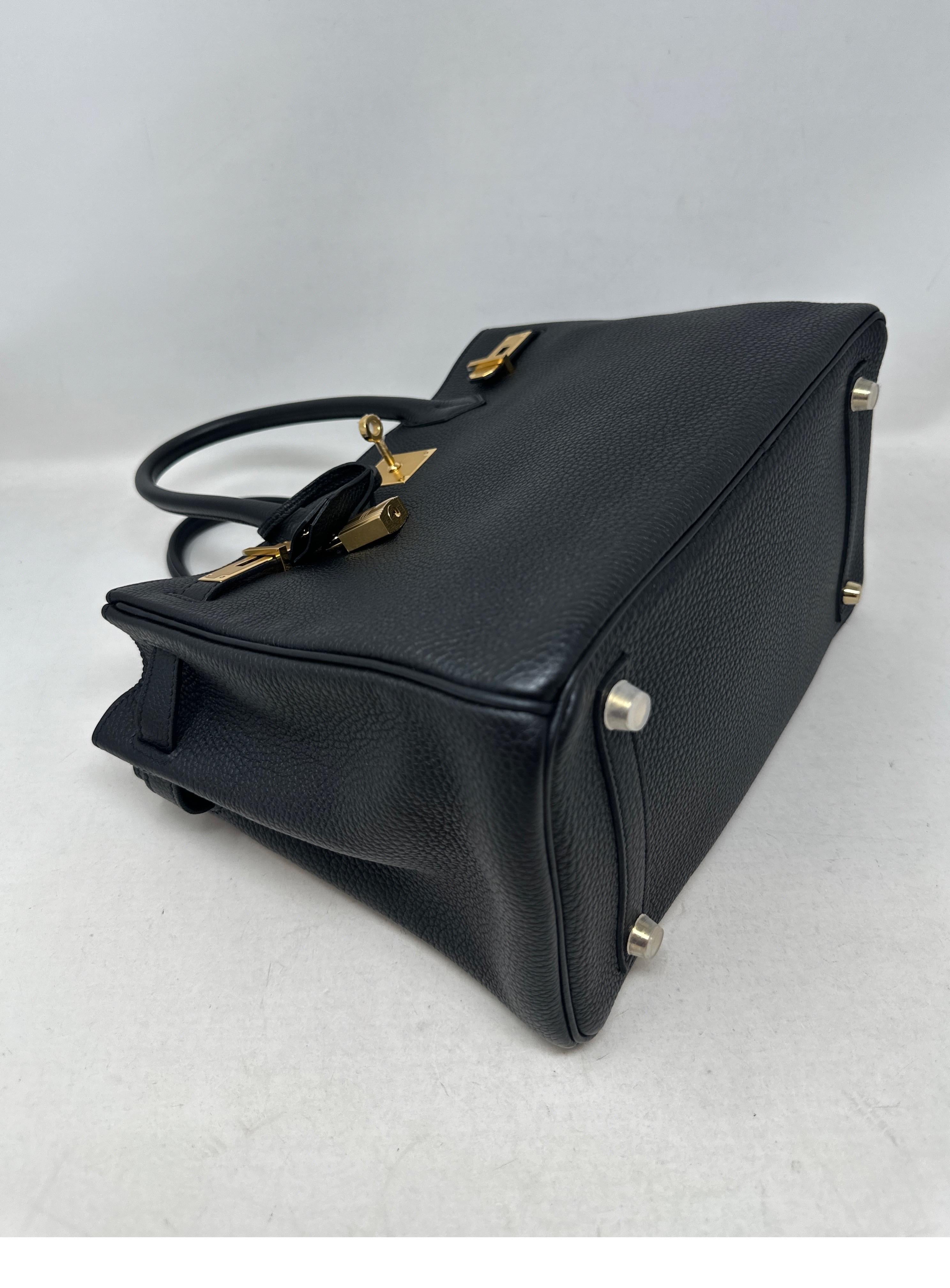  Hermès - Sac Birkin 30 noir Unisexe 