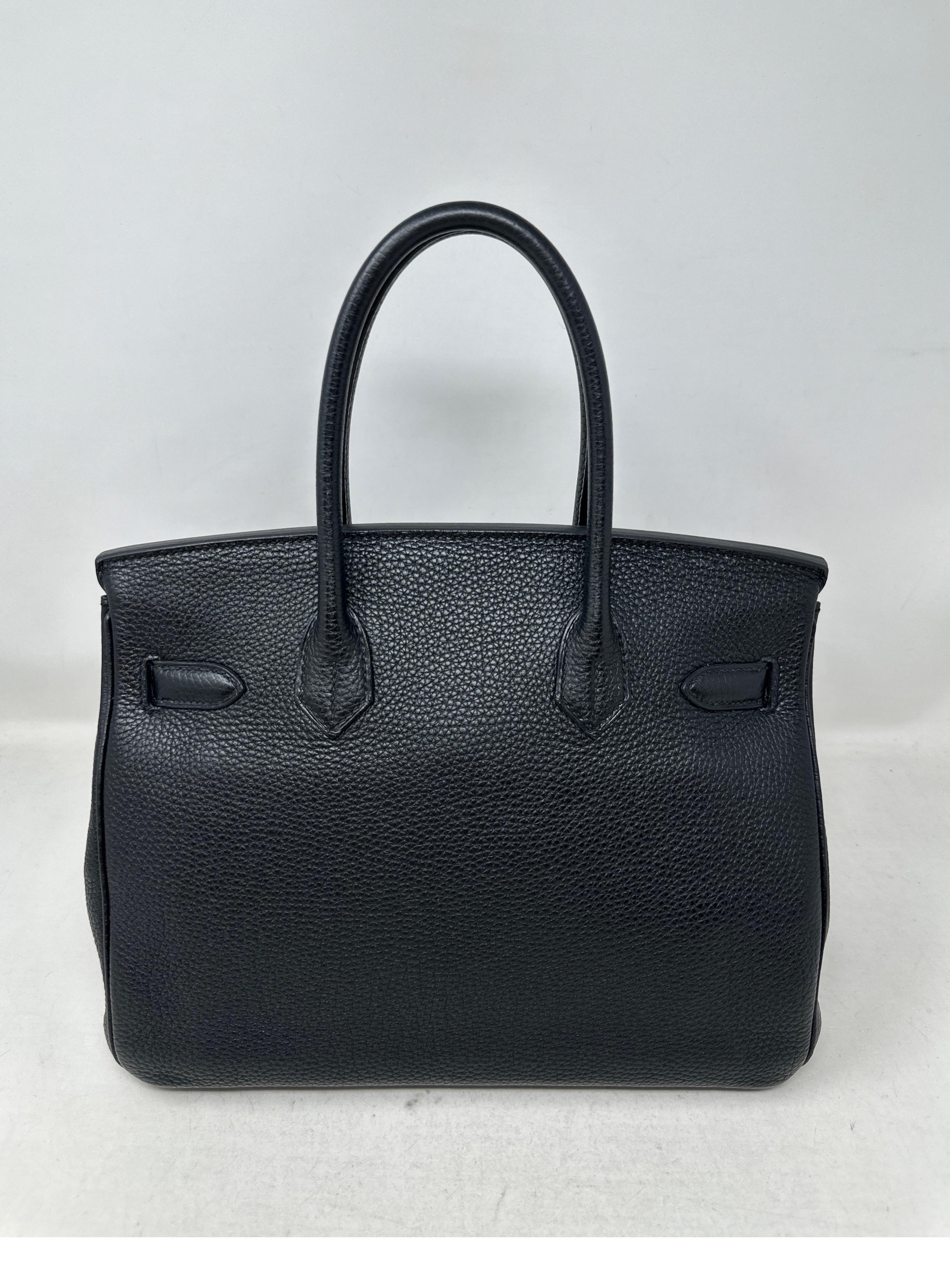  Hermès - Sac Birkin 30 noir Unisexe 
