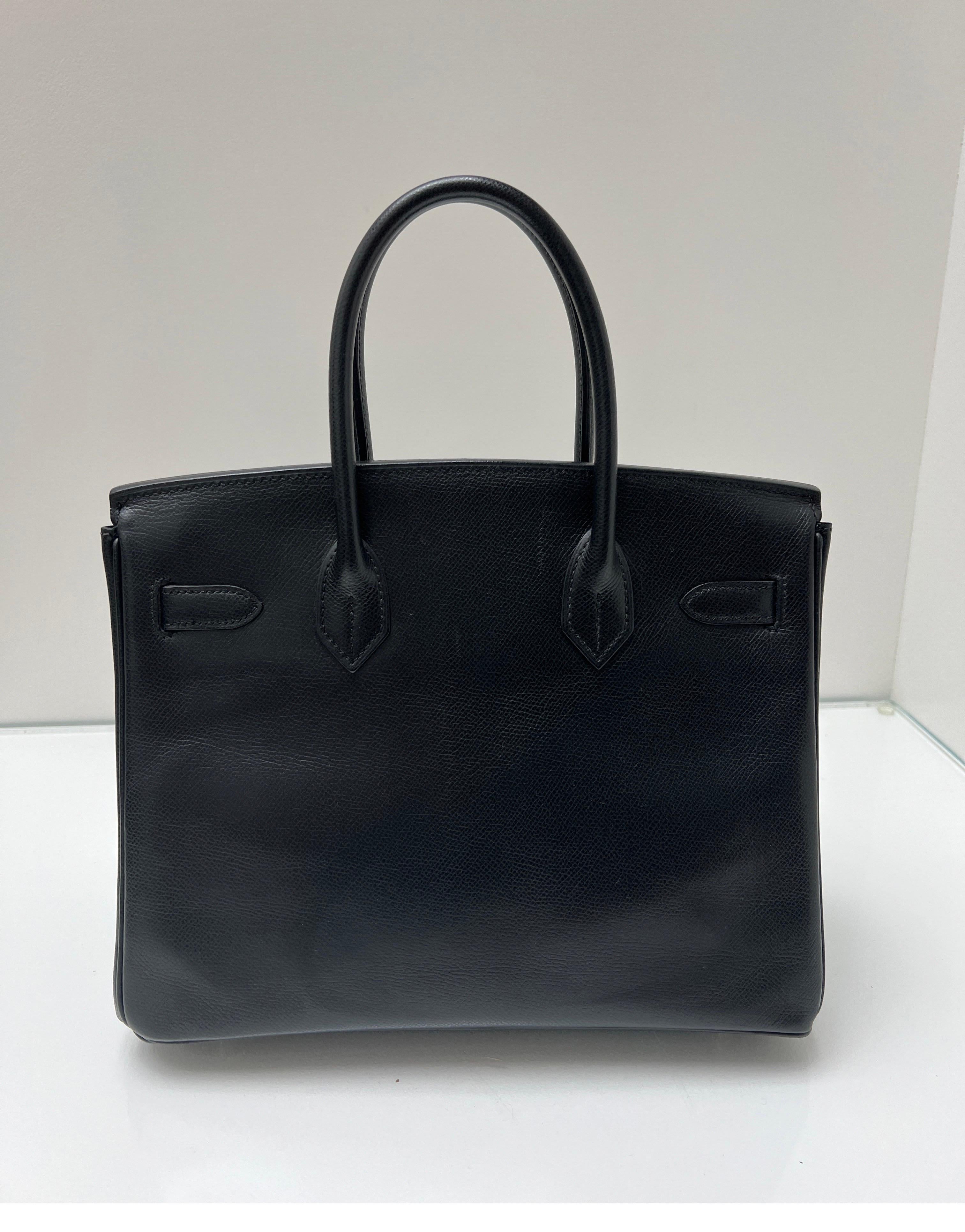  Hermès - Sac Birkin 30 noir Unisexe 