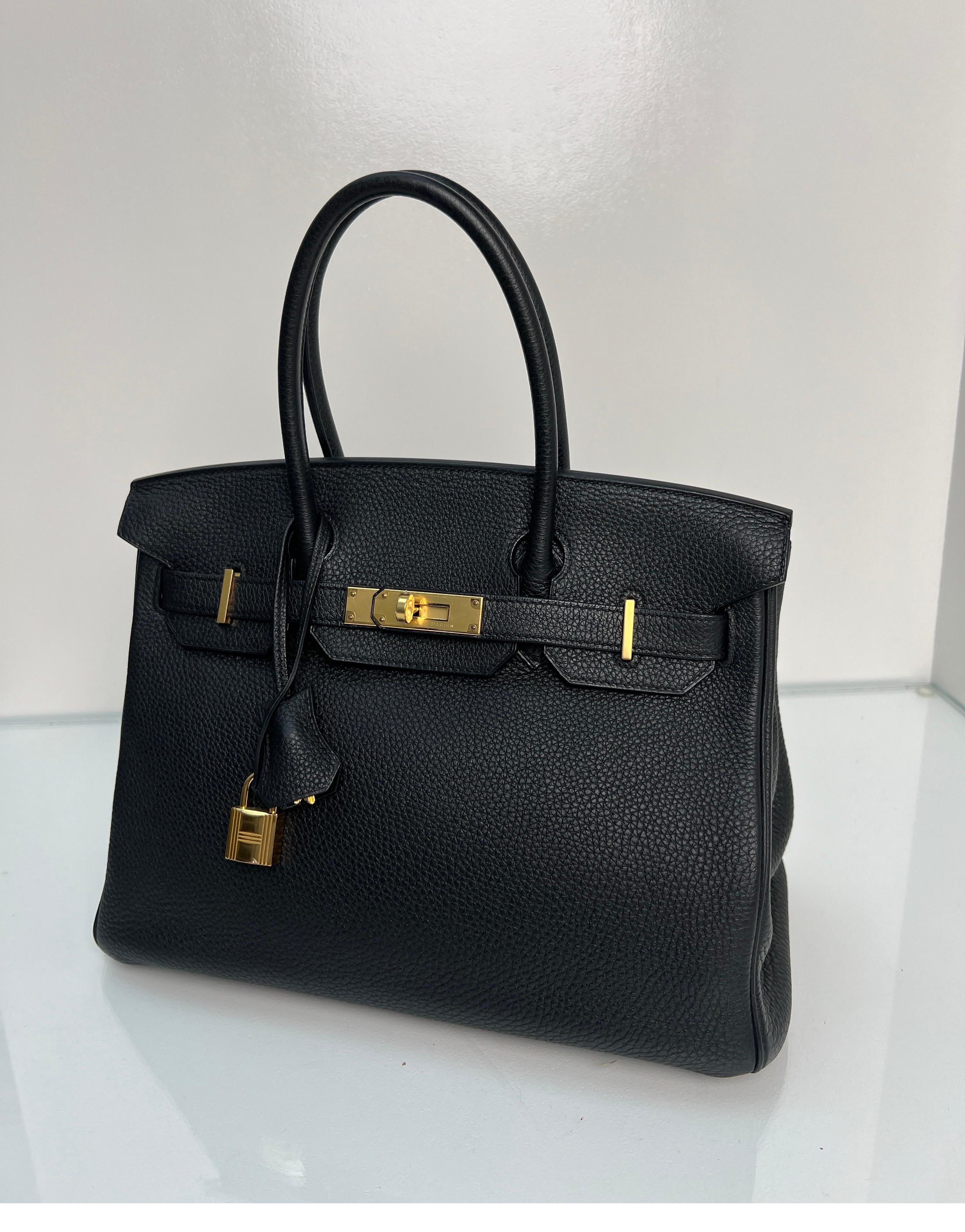  Hermès - Sac Birkin 30 noir Unisexe 