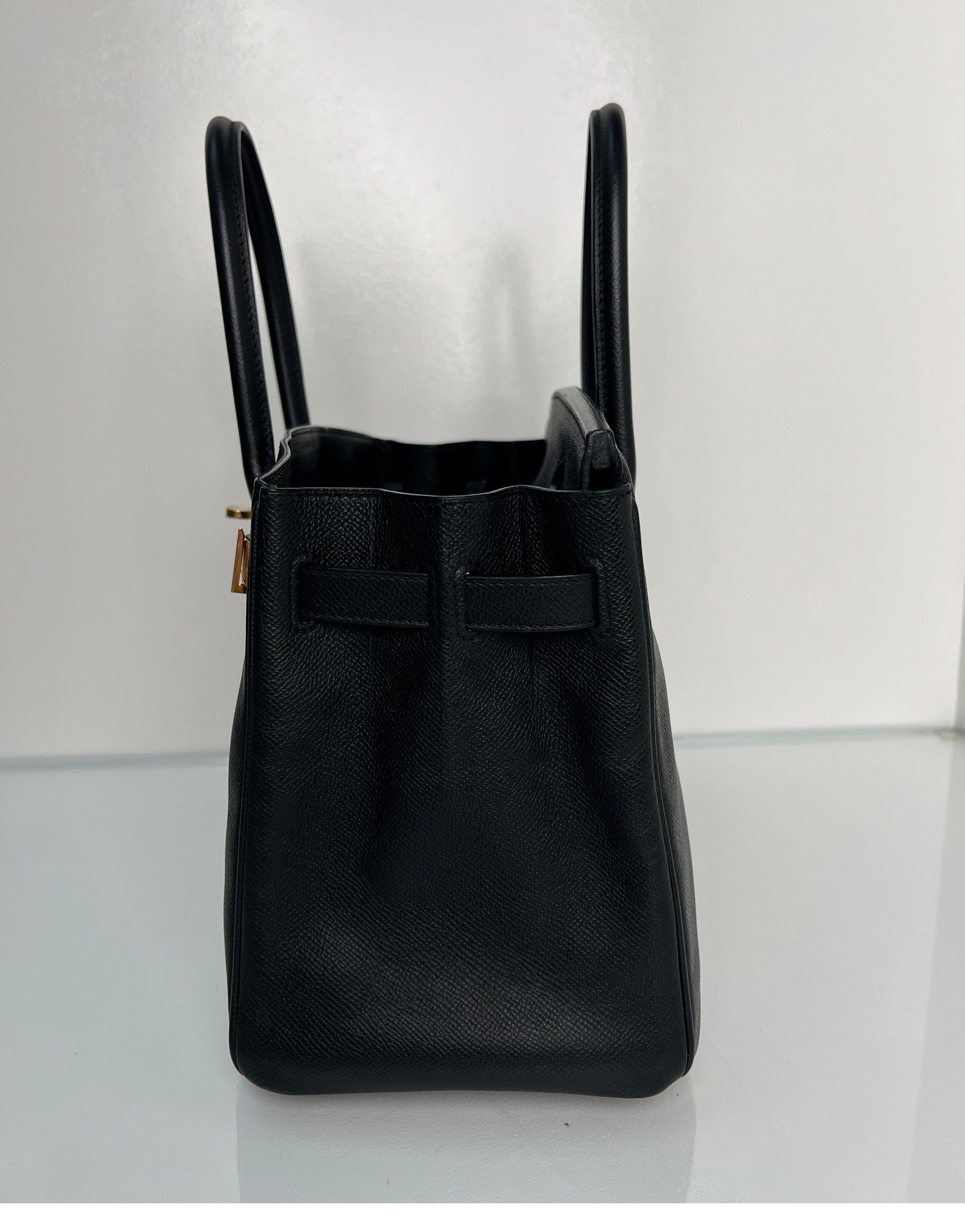 Hermes Black Birkin 30 Bag 1