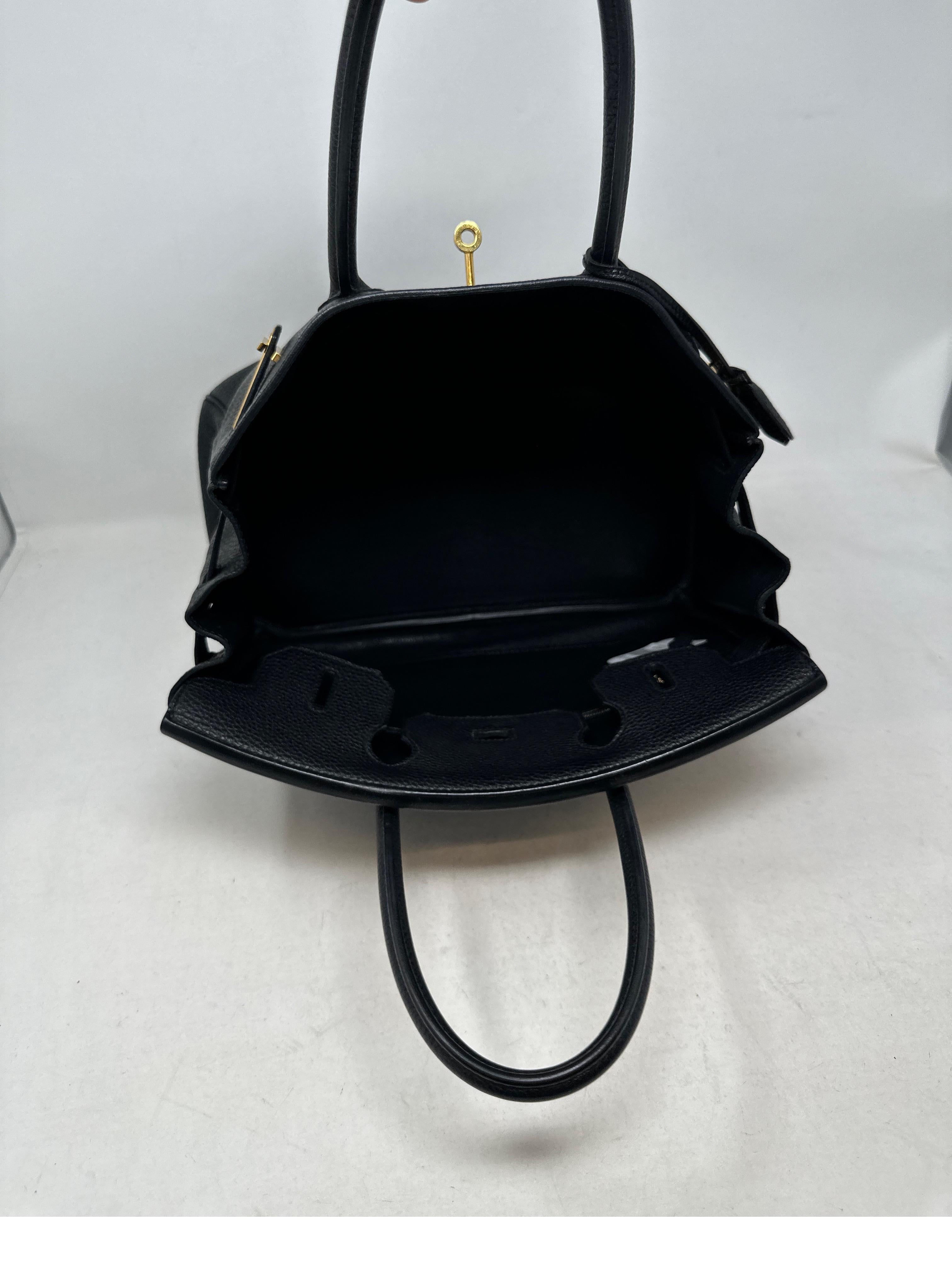 Hermes Black Birkin 30 Bag  In Good Condition In Athens, GA