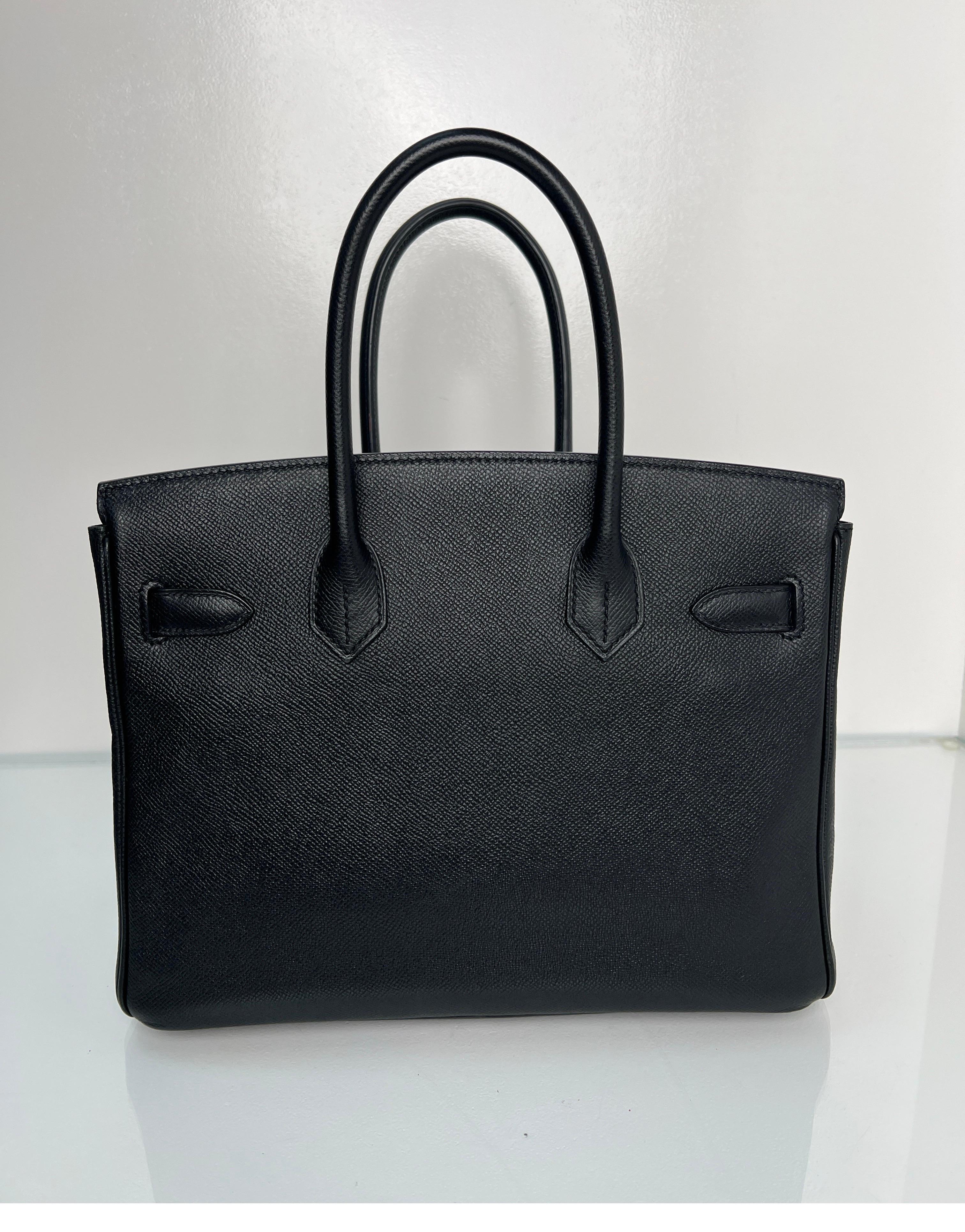 Hermes Black Birkin 30 Bag 2