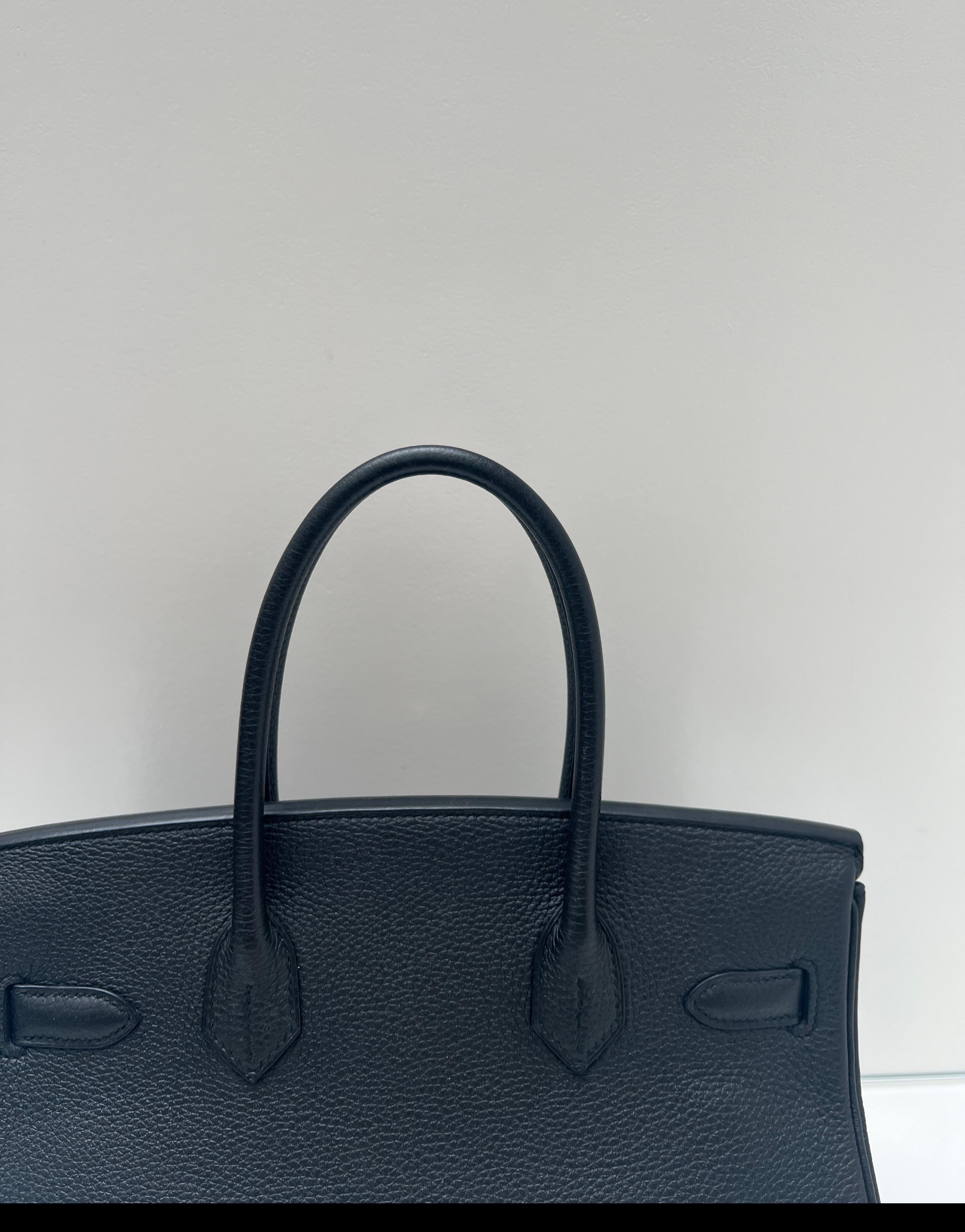 Hermes Black Birkin 30 Bag 2