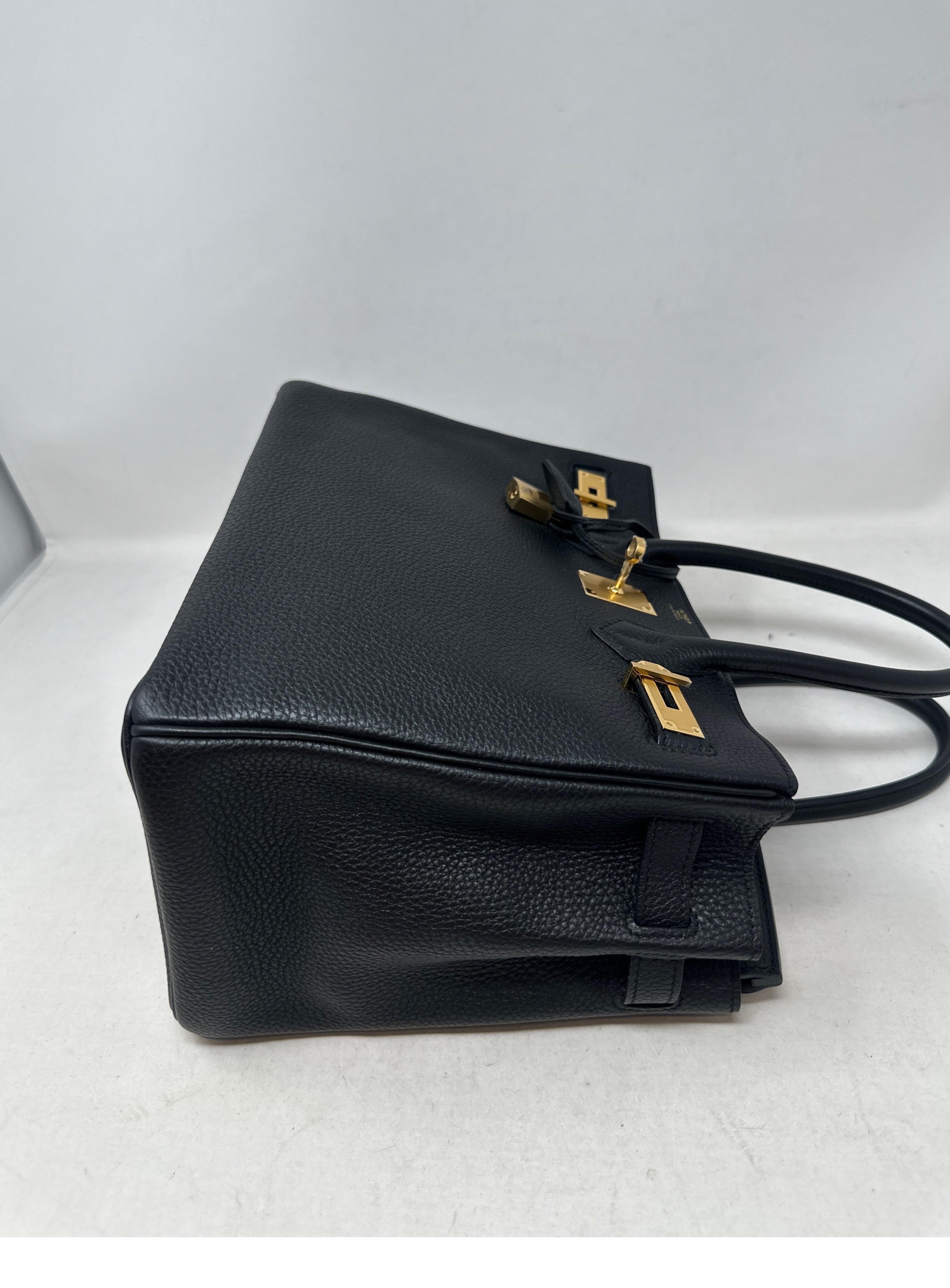 Hermès - Sac Birkin 30 noir 2