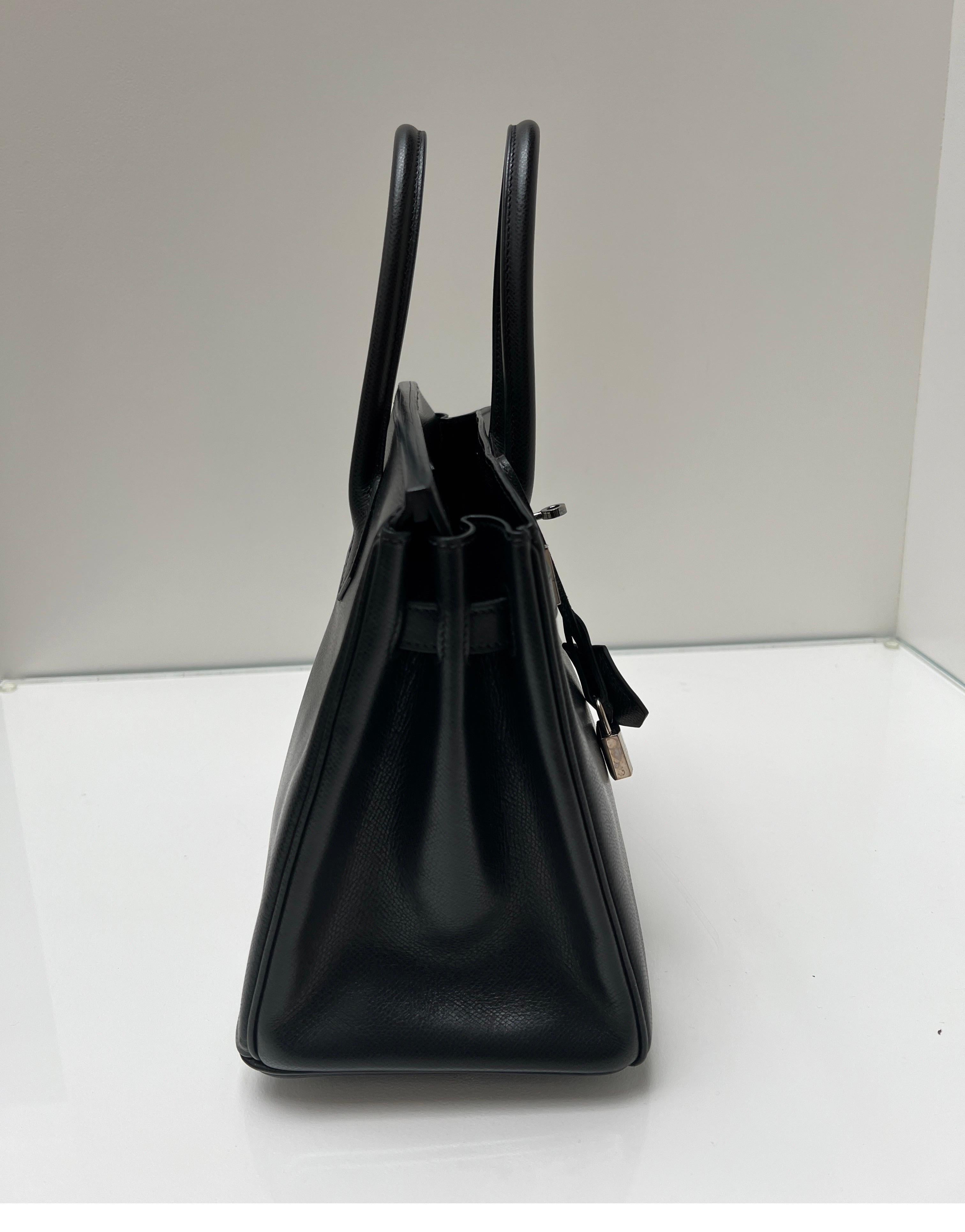 Hermès - Sac Birkin 30 noir 2