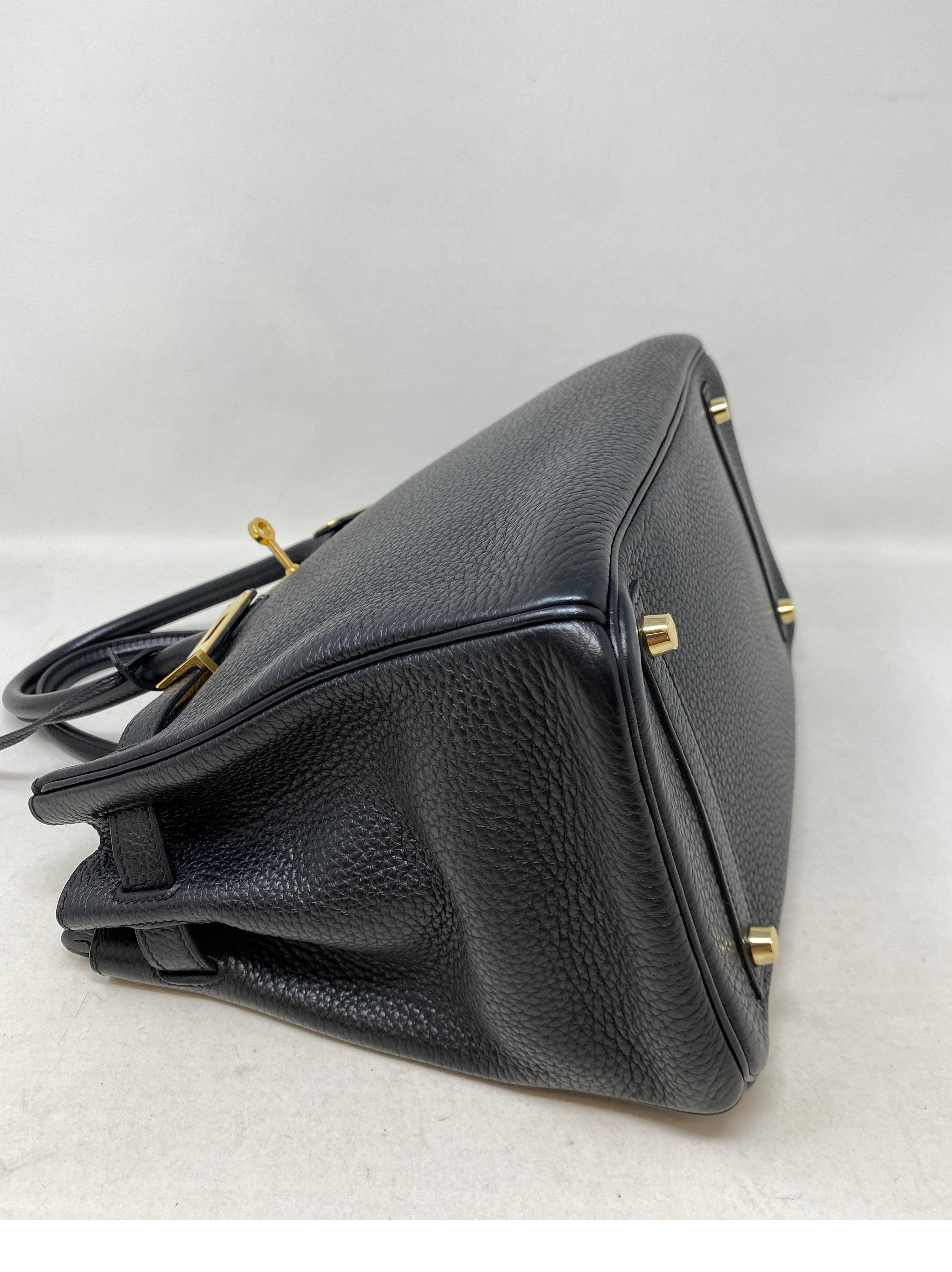 Hermes Black Birkin 30 Bag 2