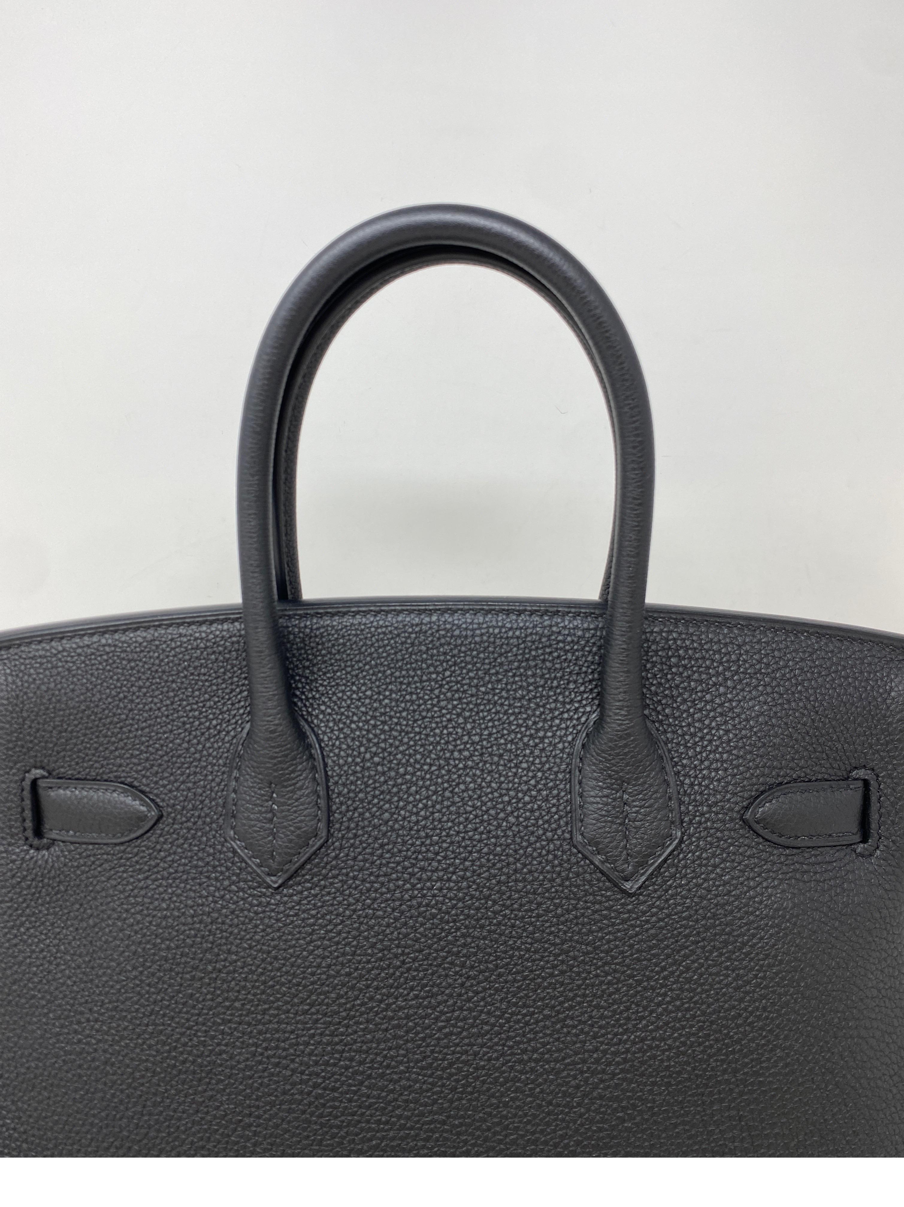 Hermès - Sac Birkin 30 noir  4