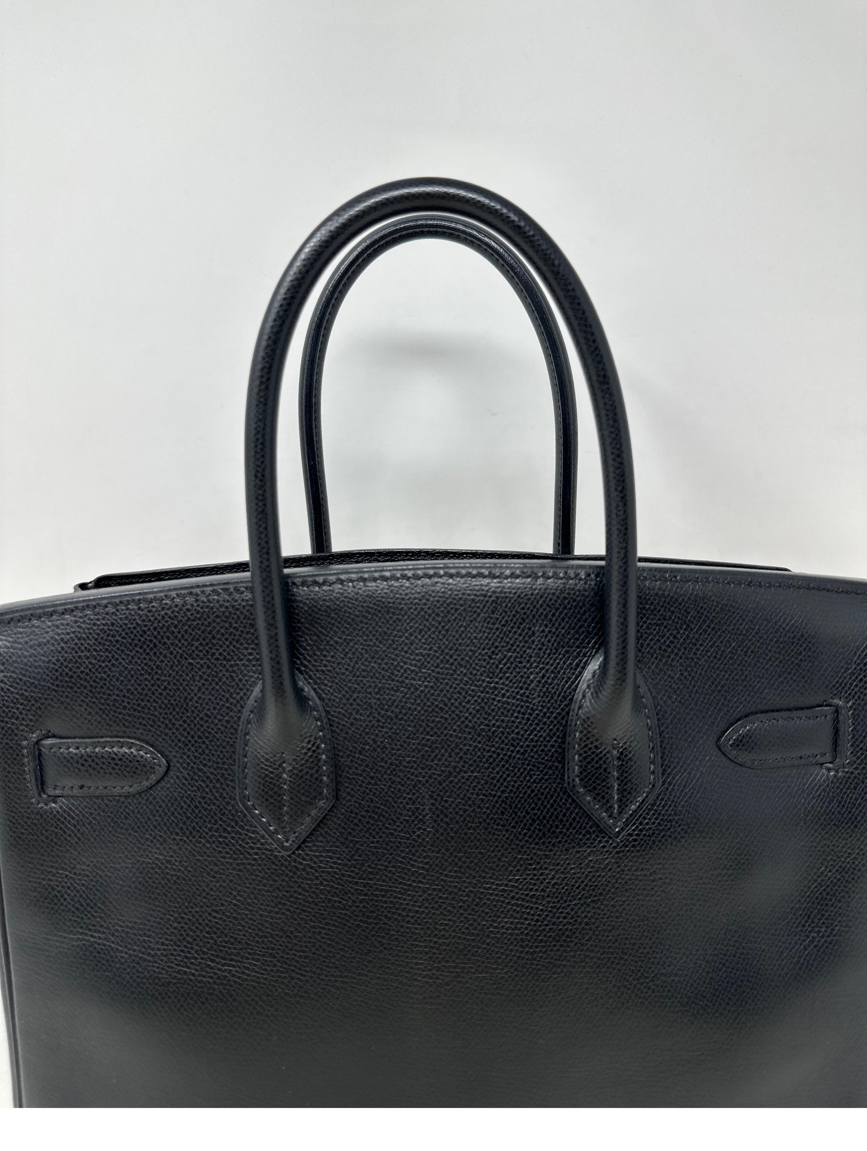 Hermès - Sac Birkin 30 noir 4