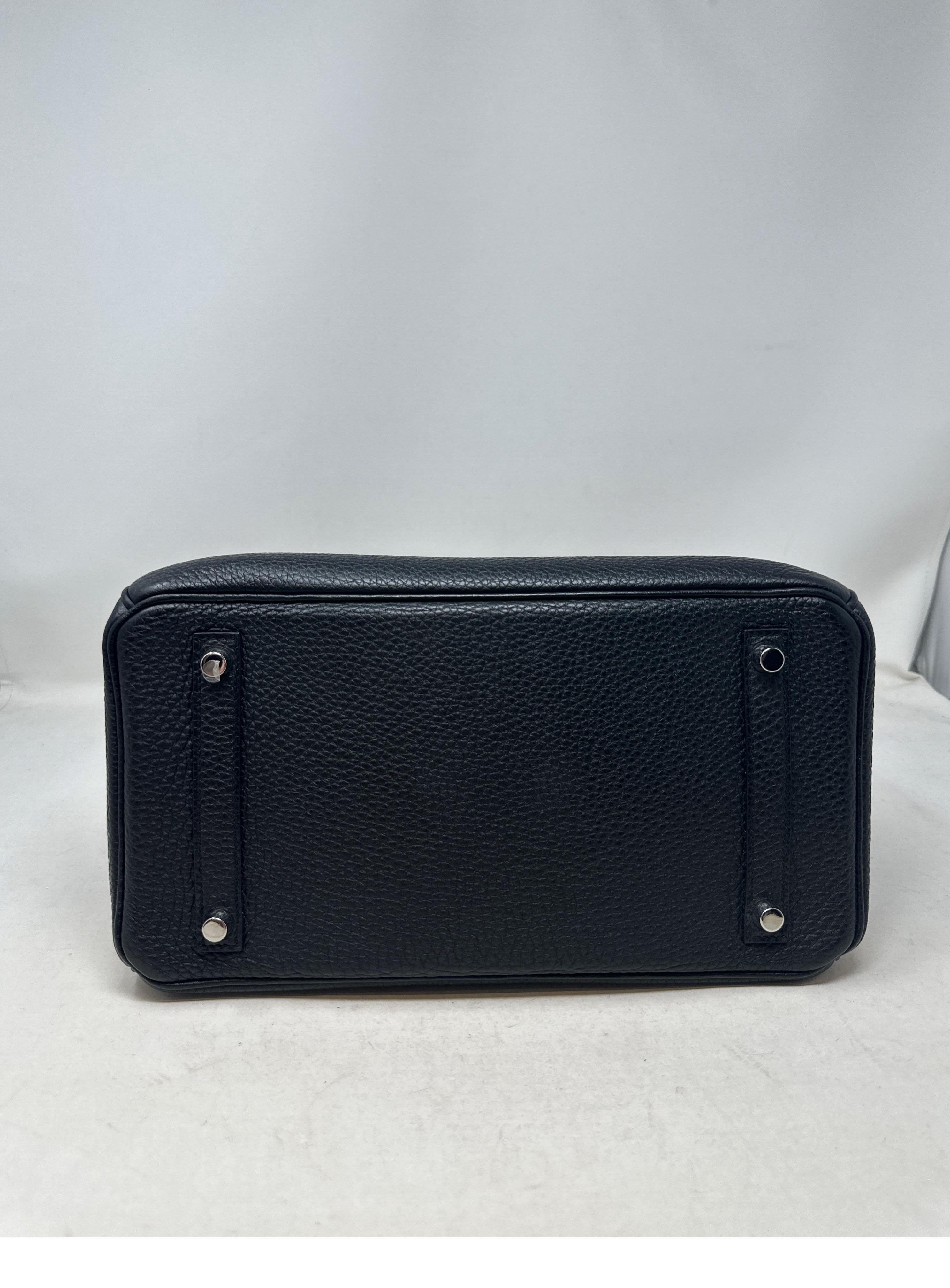 da uomo o donna Borsa Birkin 30 nera di Hermes