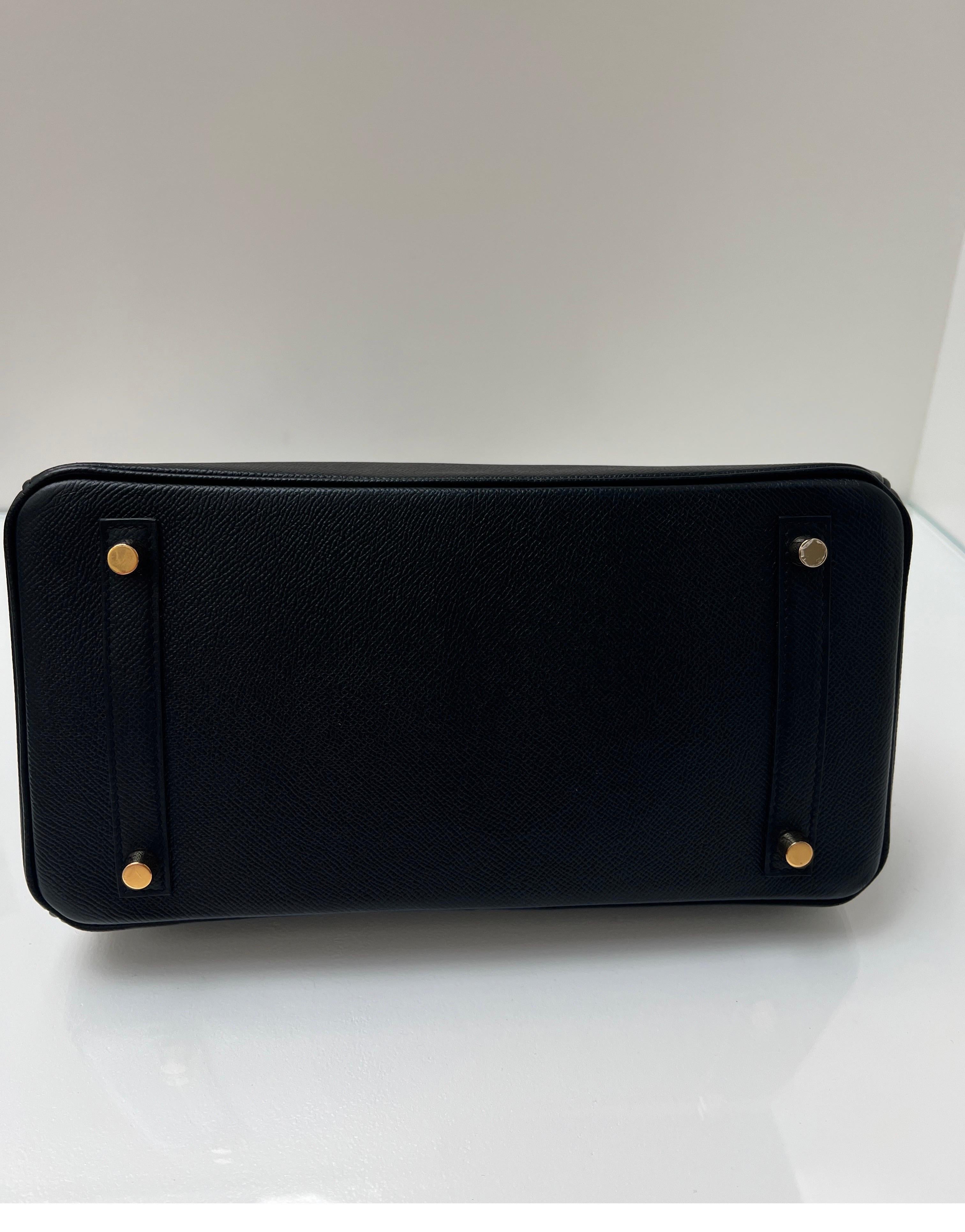 Hermes Black Birkin 30 Bag 4
