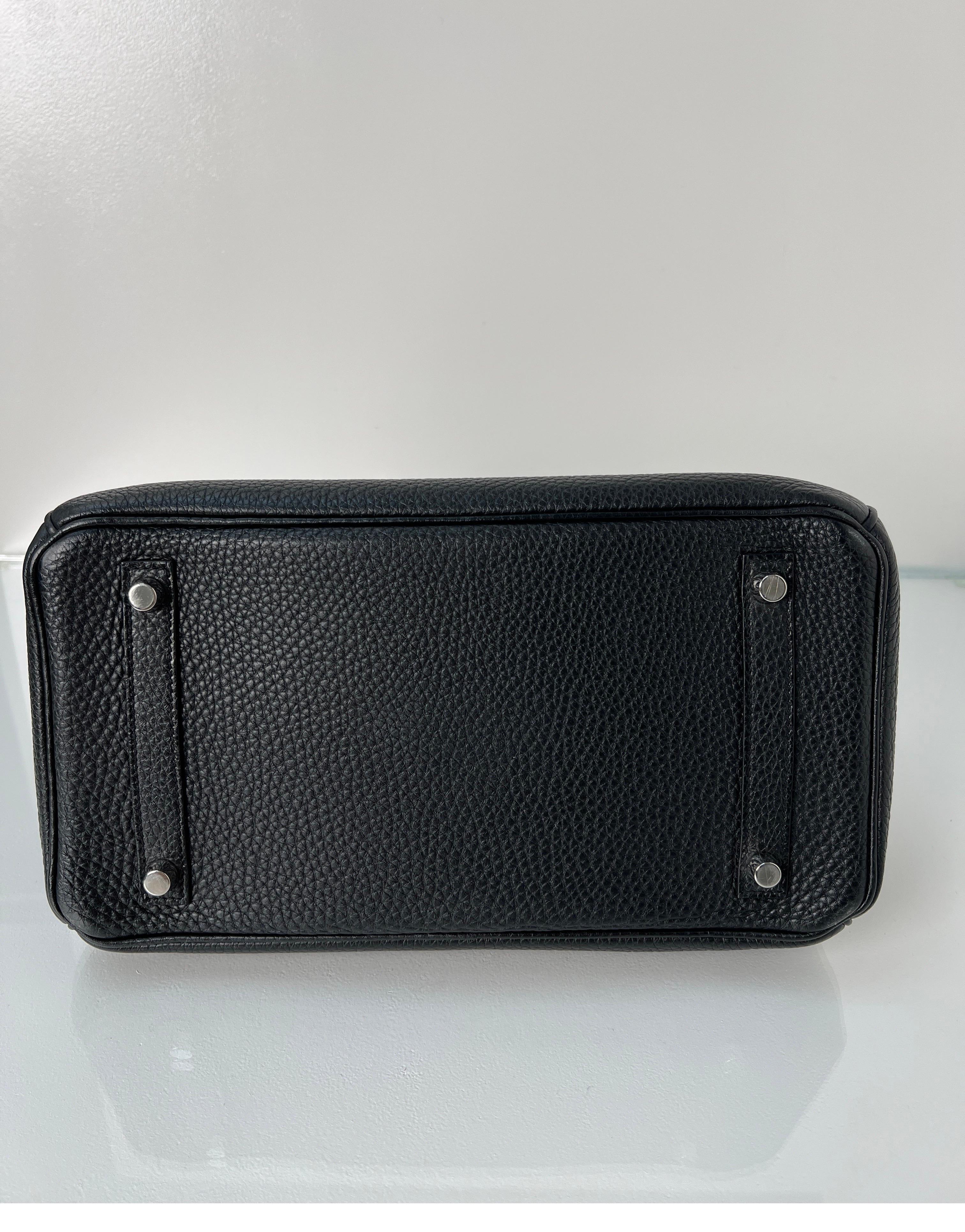Hermes Black Birkin 30 Bag 4