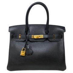 Hermès - Sac Birkin 30 noir 