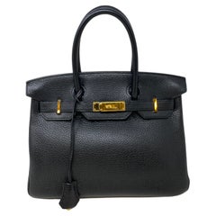 Hermès - Sac Birkin 30 noir 