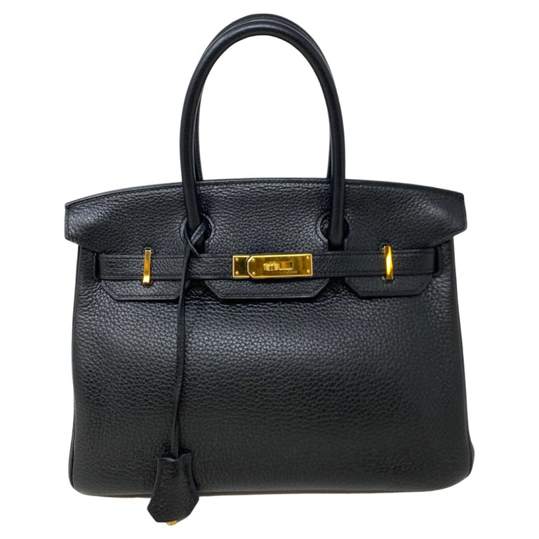 Hermes Black Birkin 30 Bag at 1stDibs