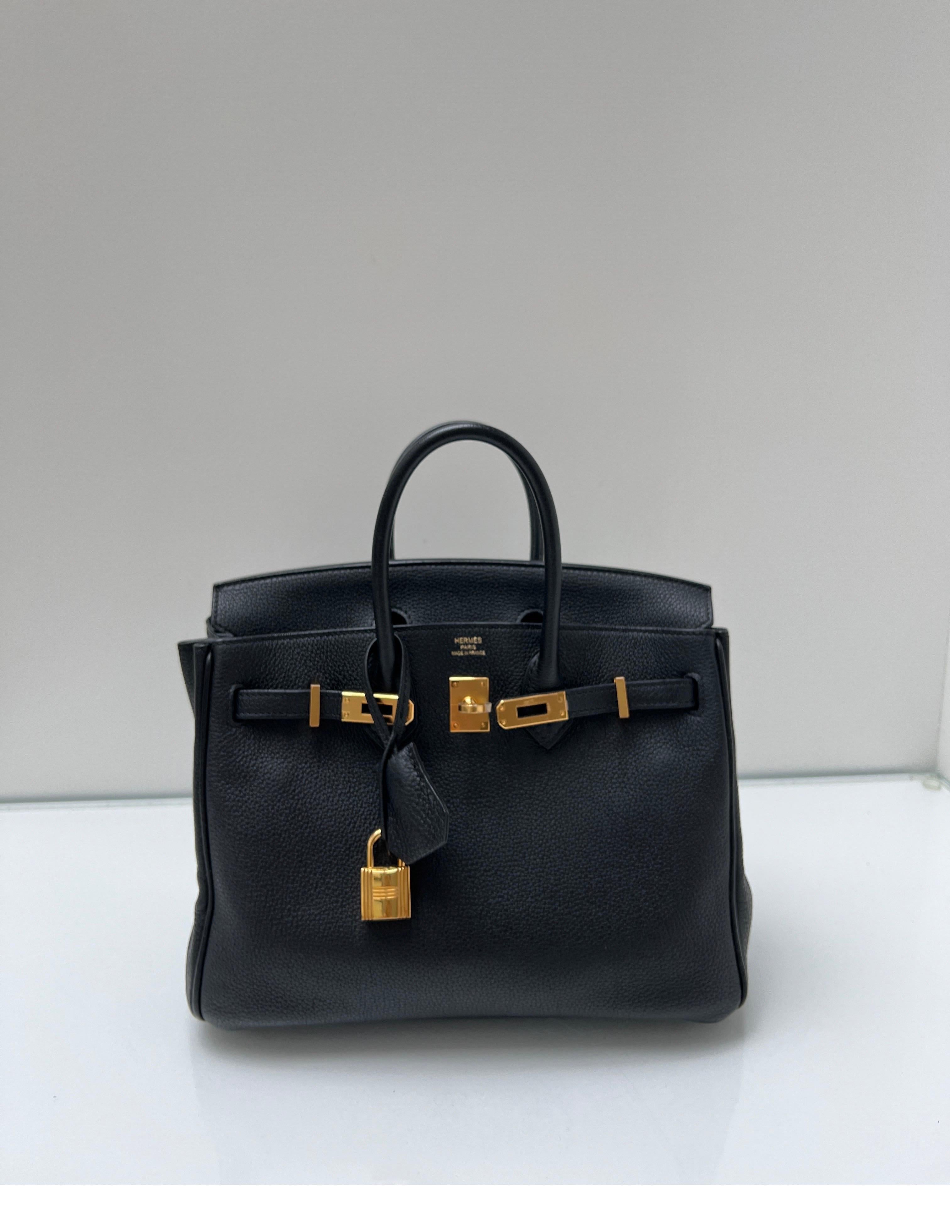 Hermes Black Birkin 35 Bag 7