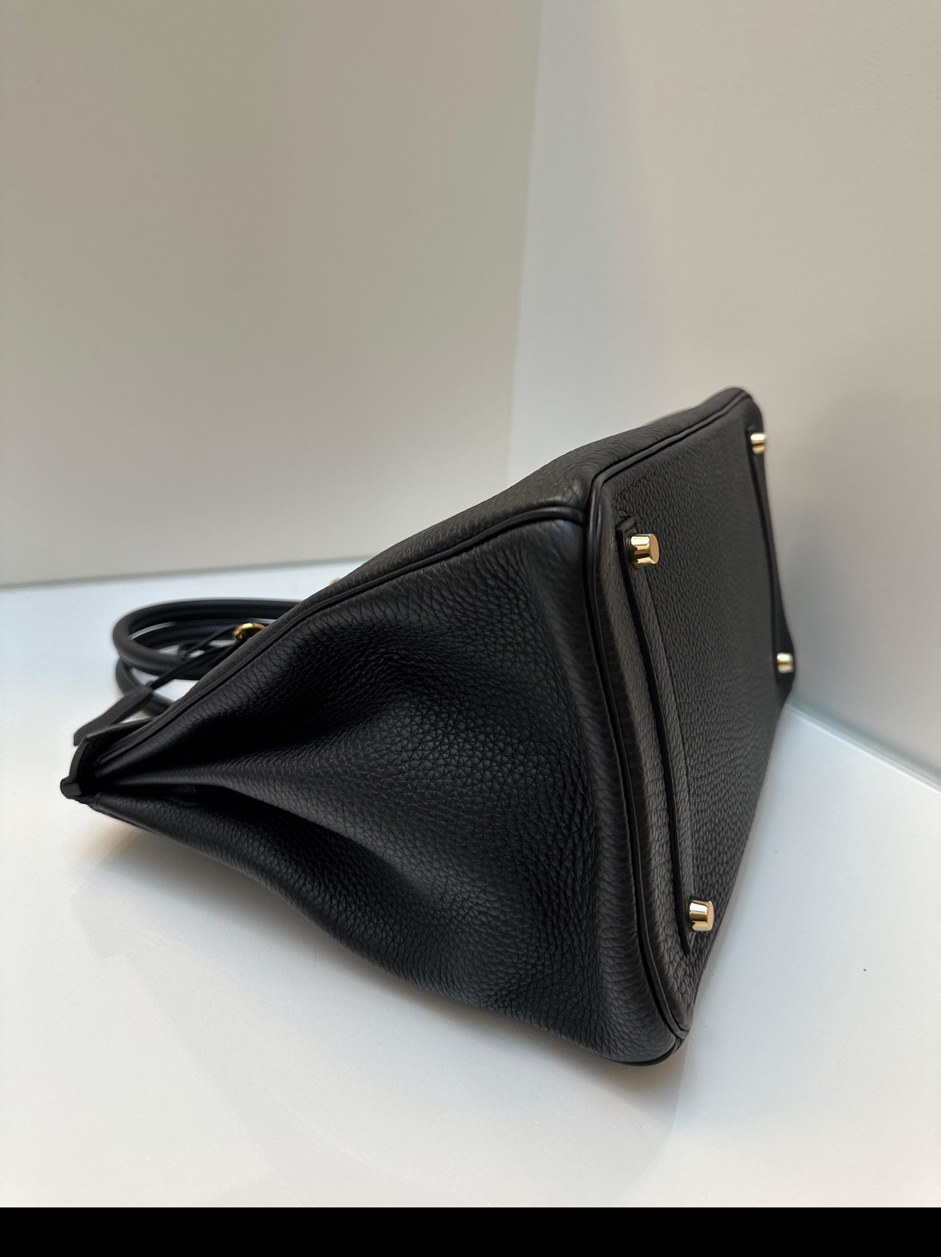 Hermès - Sac Birkin 35 noir en vente 6