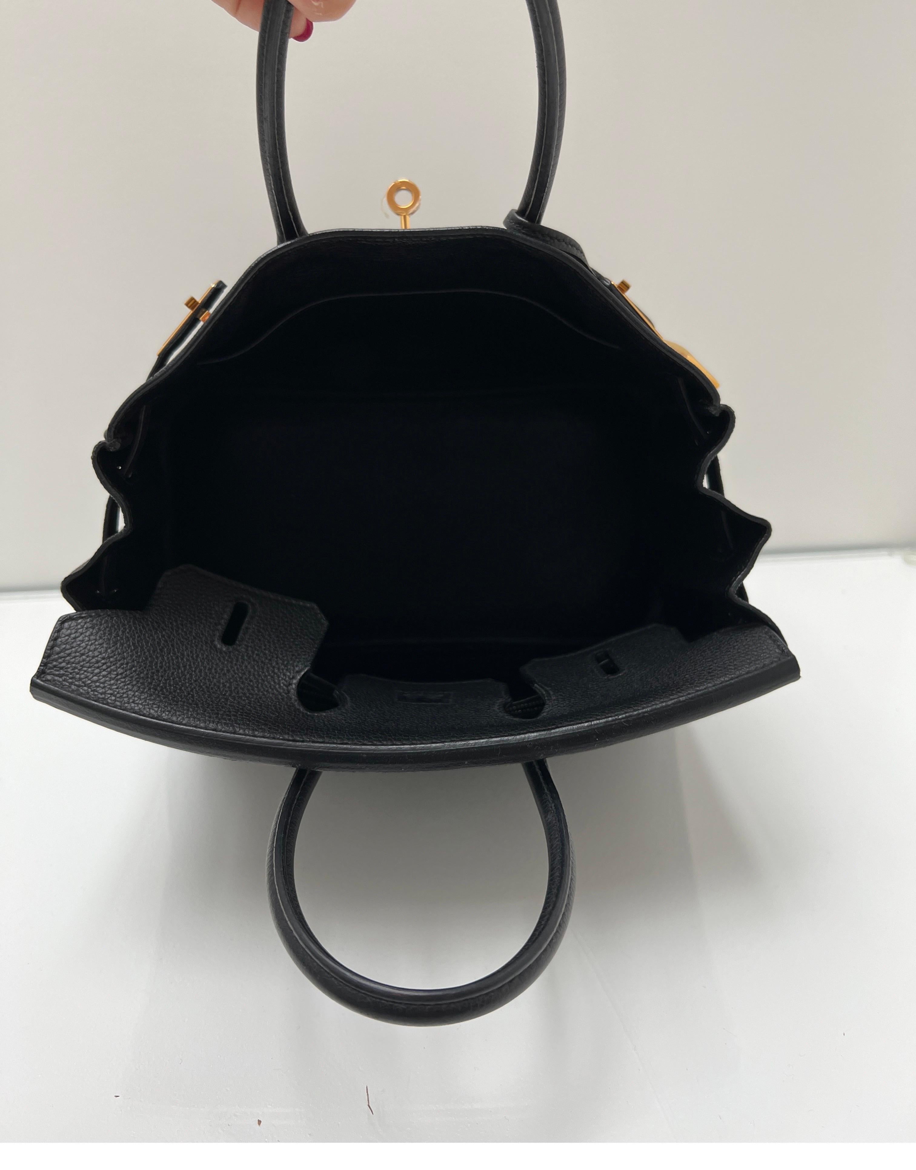 Hermes Black Birkin 35 Bag 8