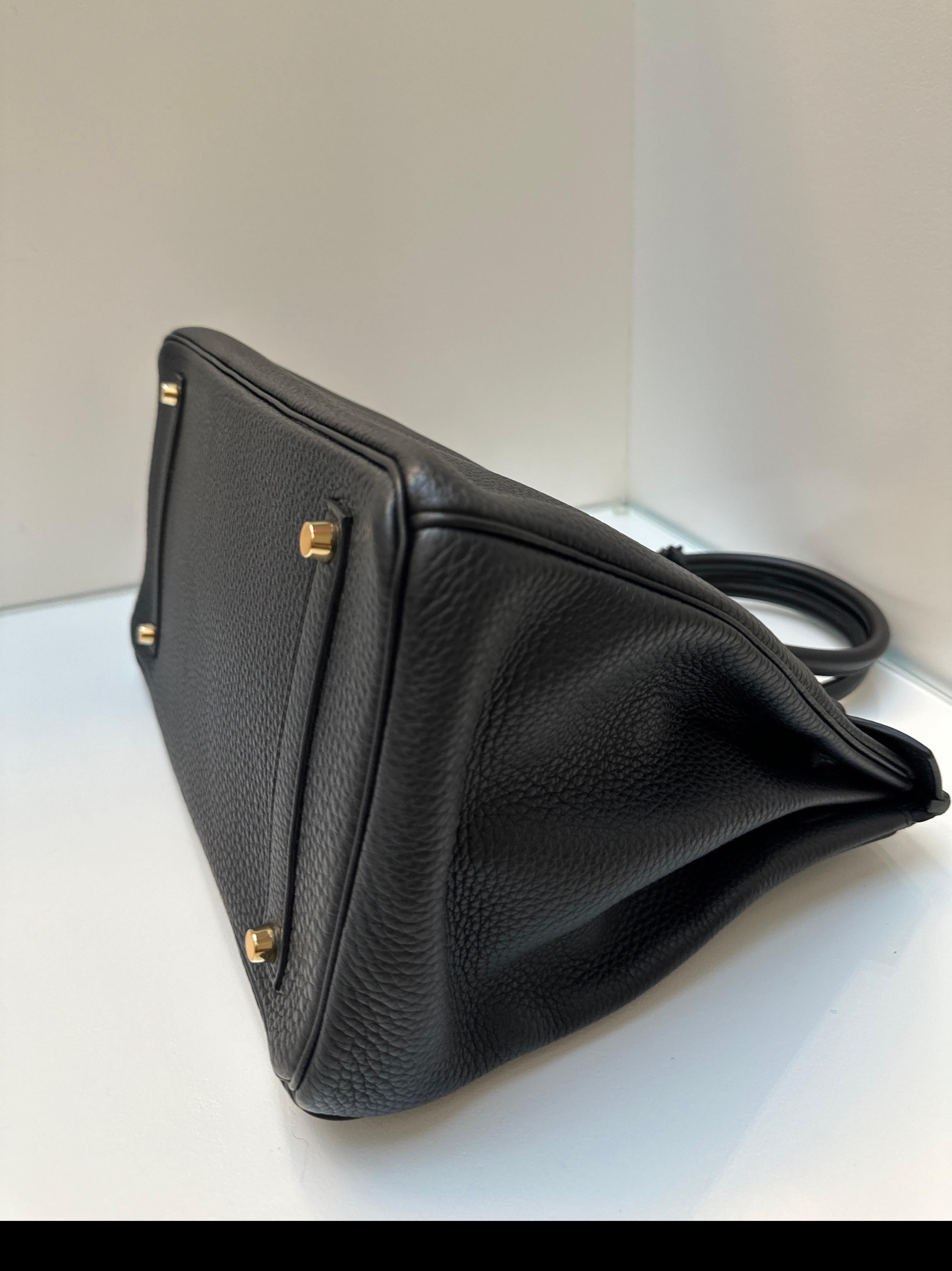 Hermès - Sac Birkin 35 noir en vente 7